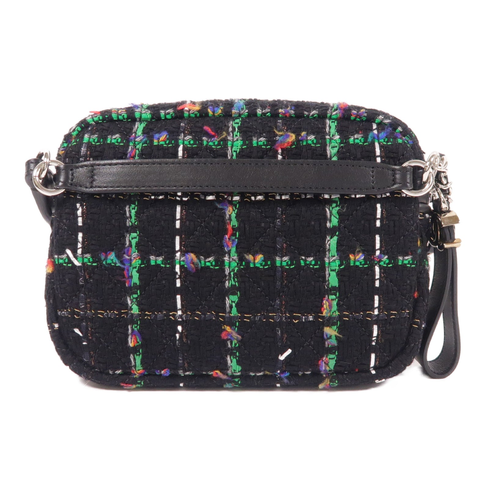 CHANEL Tweed Waist Bag銀扣腰包