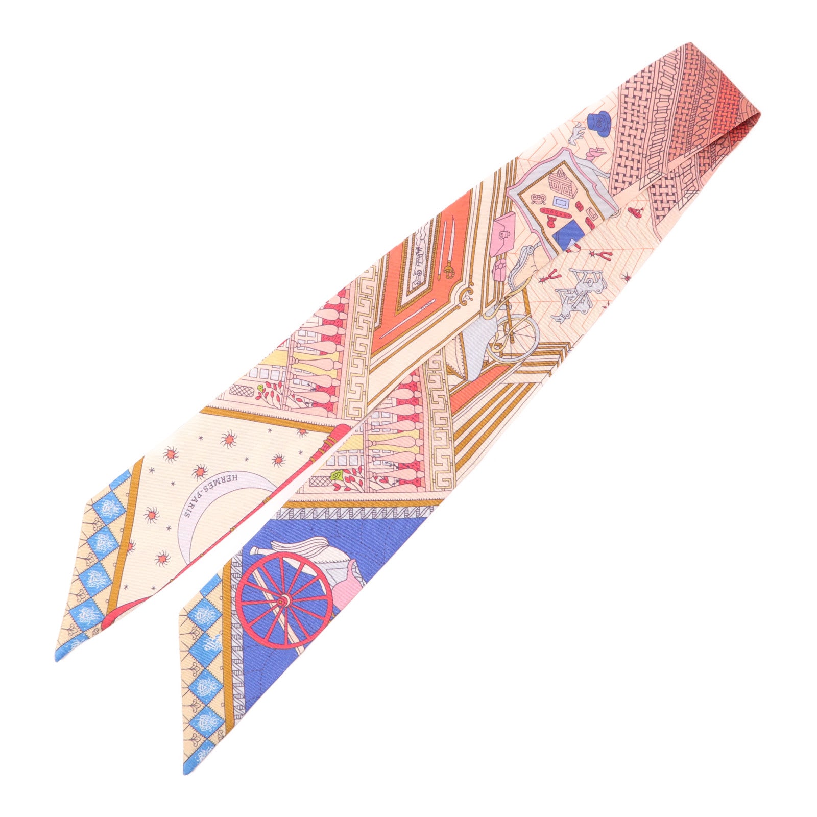 HERMES 【激減優惠】絲質Twilly絲巾