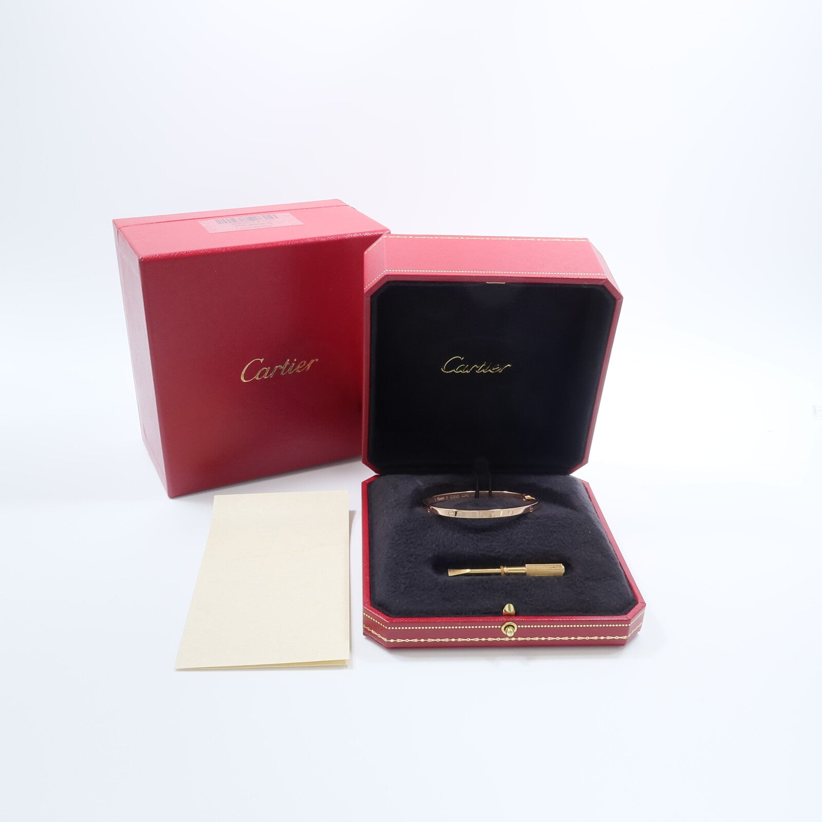 CARTIER 18K黃金Love Bracelet Small Model手鐲