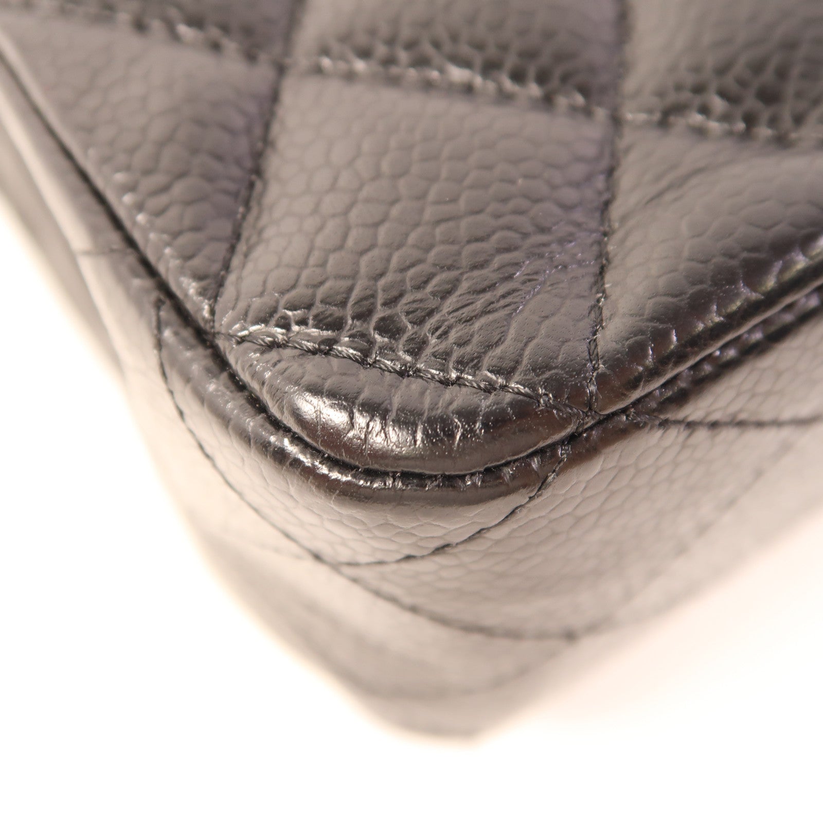 CHANEL 牛皮皮革Classic 25銀扣鏈帶肩背袋