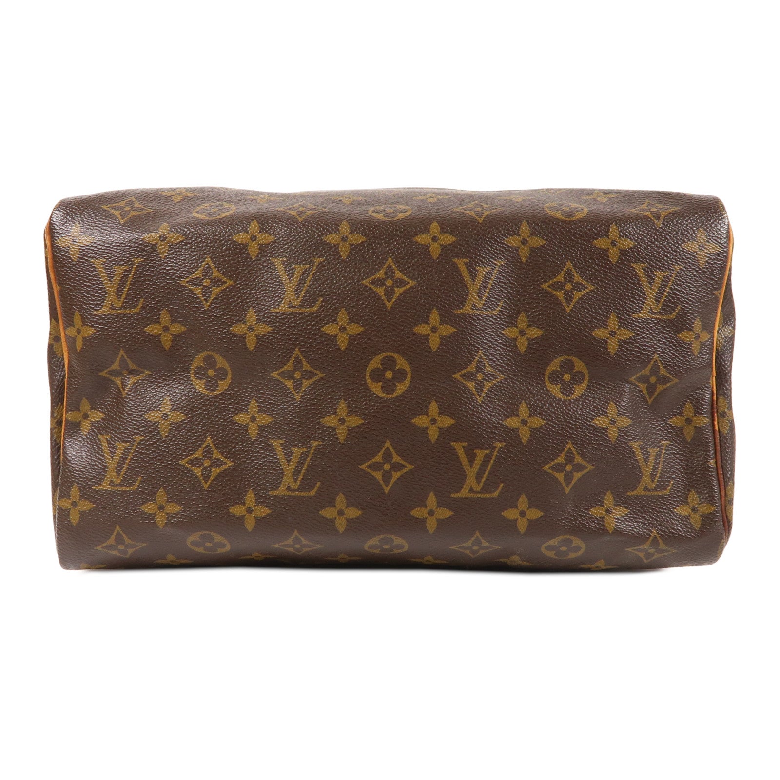 LOUIS VUITTON Monogram Speedy 30金扣手挽袋棕色