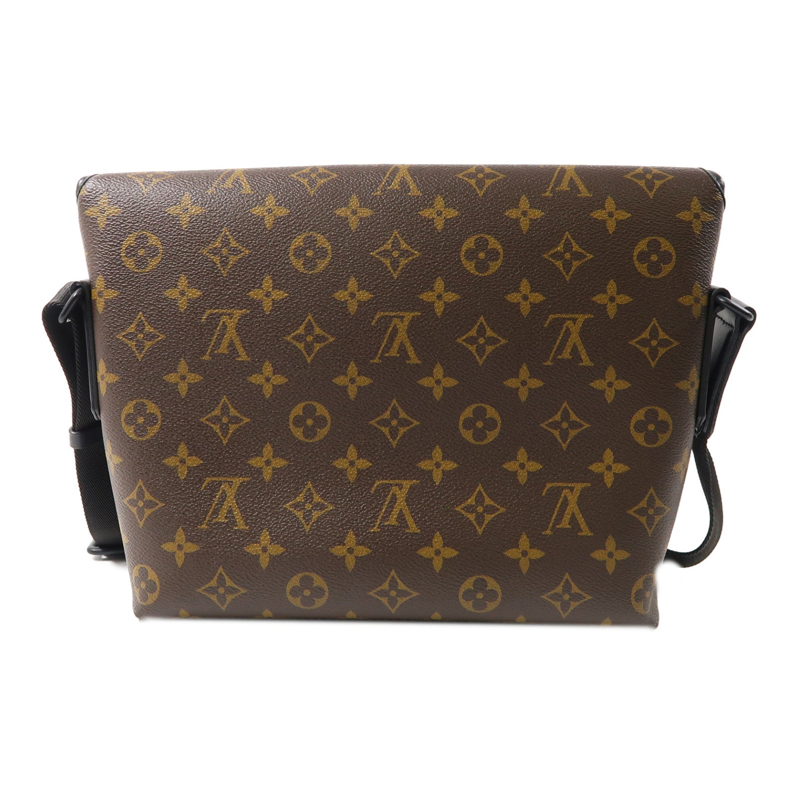 LOUIS VUITTON Monogram Magnetic肩背袋棕色