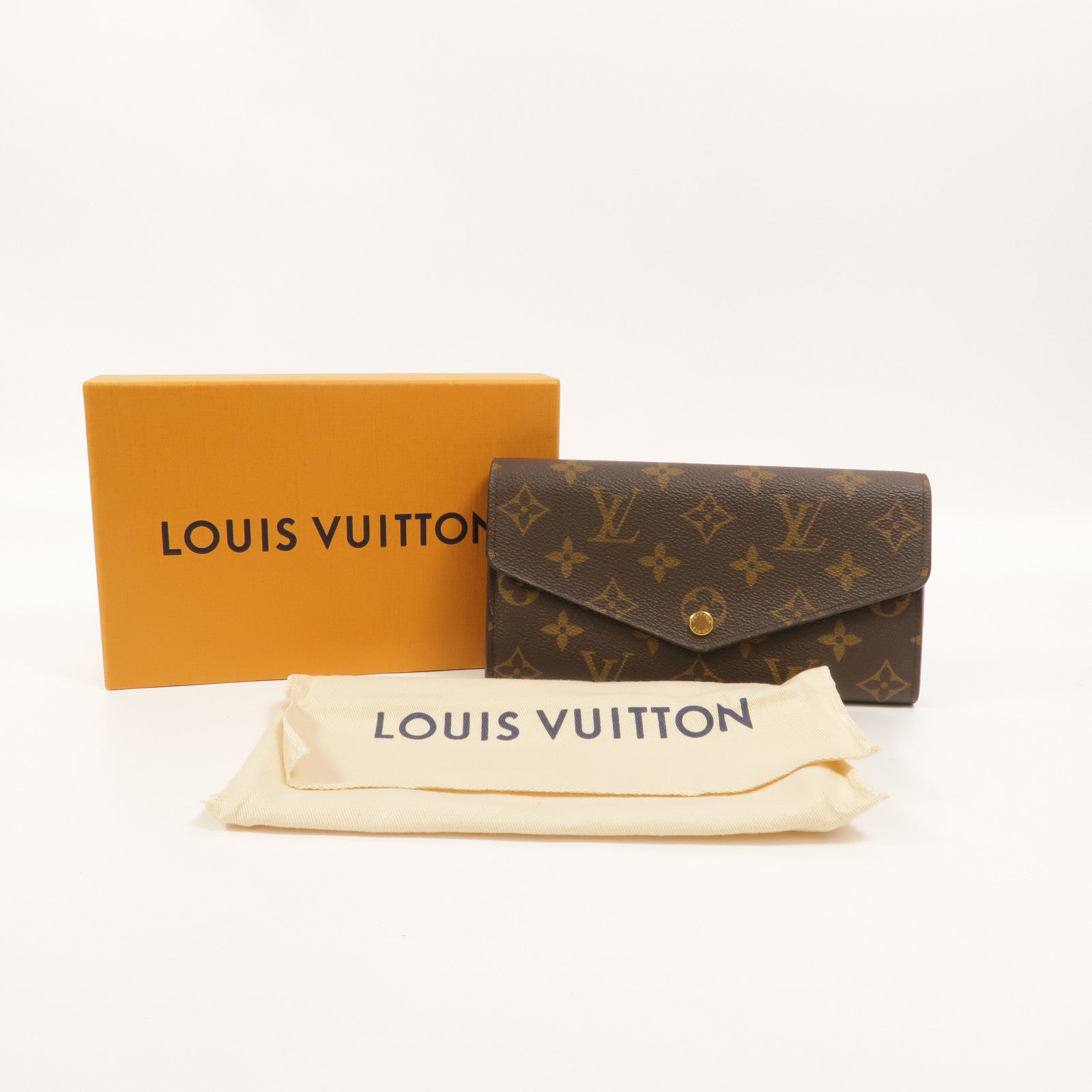 LOUIS VUITTON Monogram Sarah長錢包