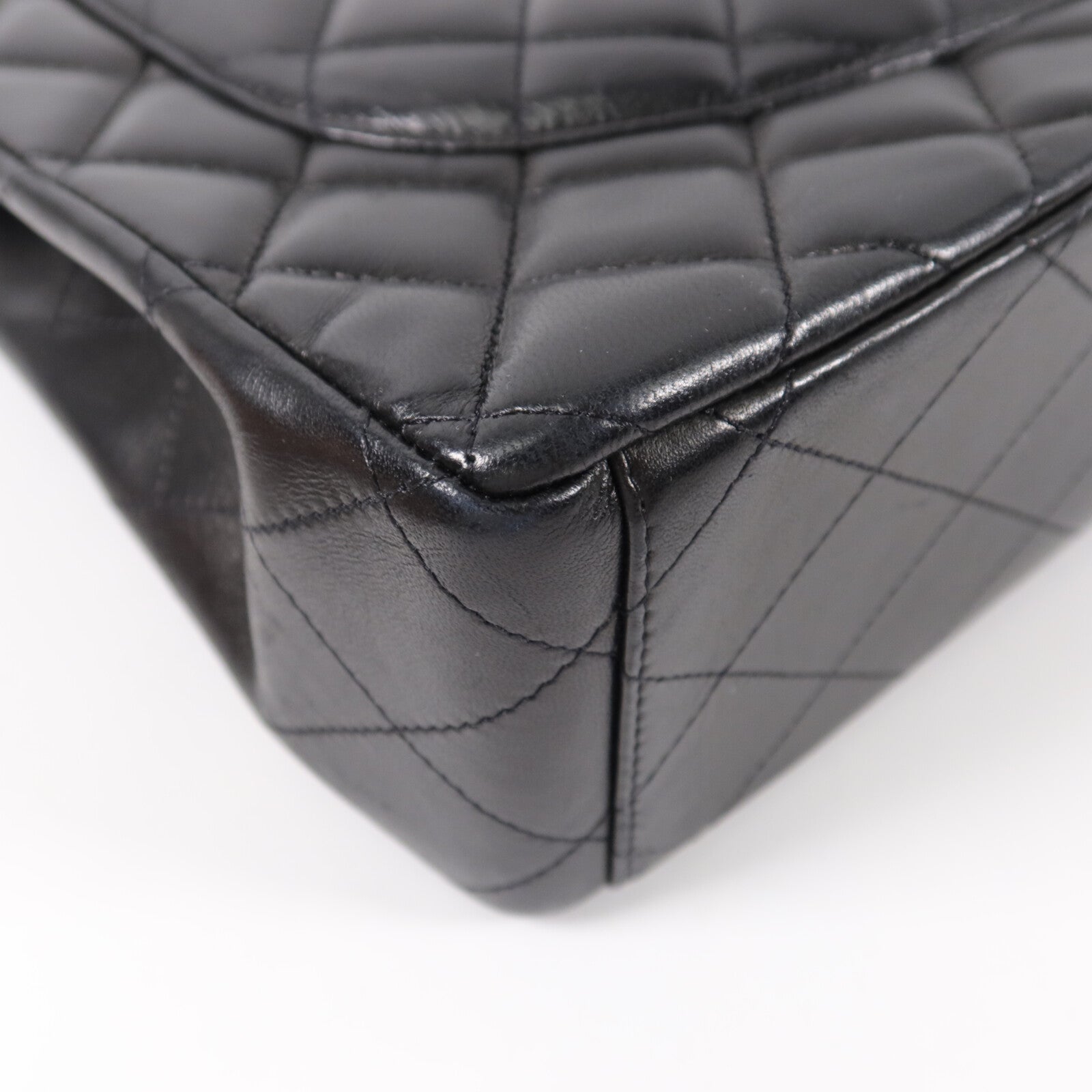 CHANEL 羊皮皮革Maxi Classic鏈帶肩背袋