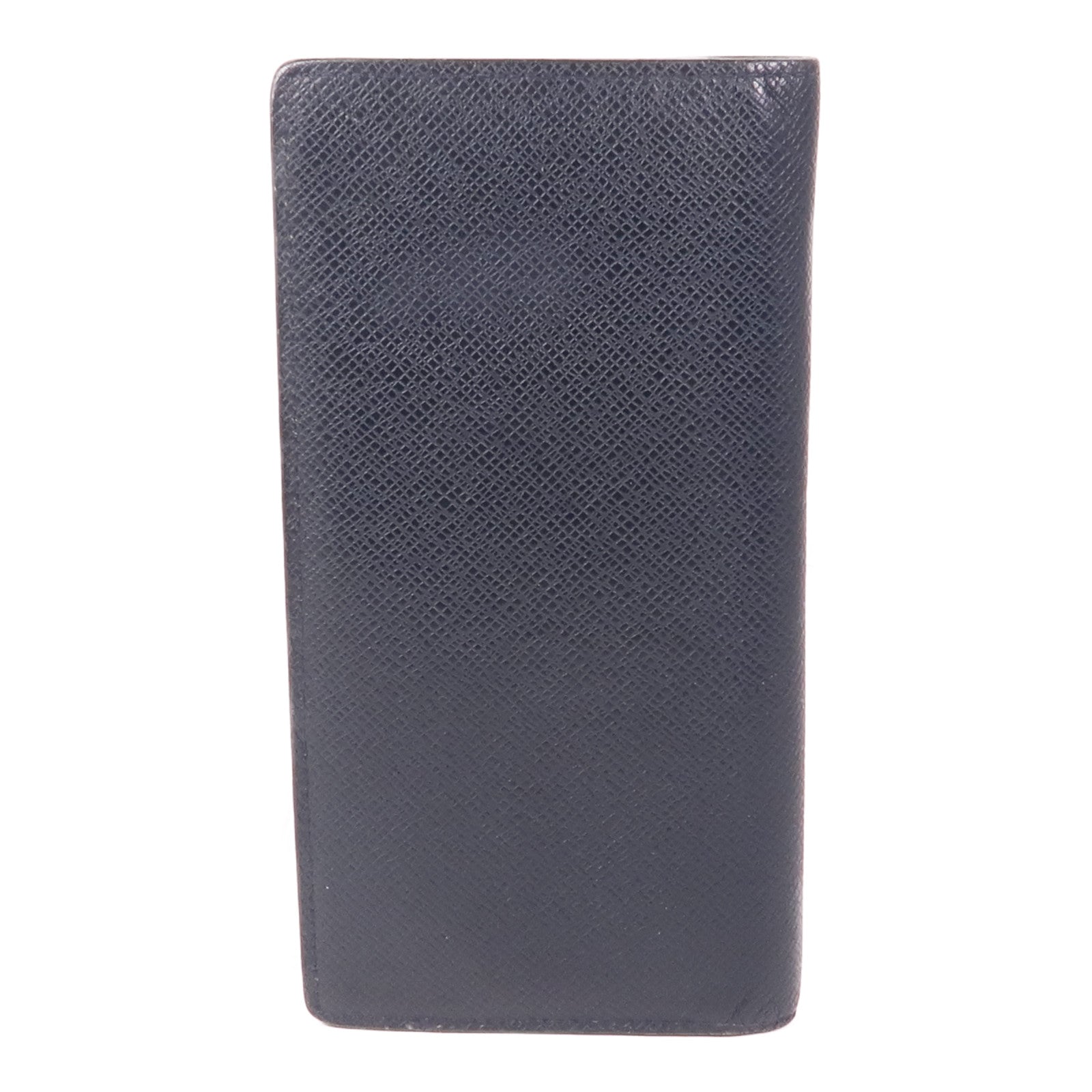 LOUIS VUITTON 【激減優惠】Taiga Brazza Wallet銀扣長錢包