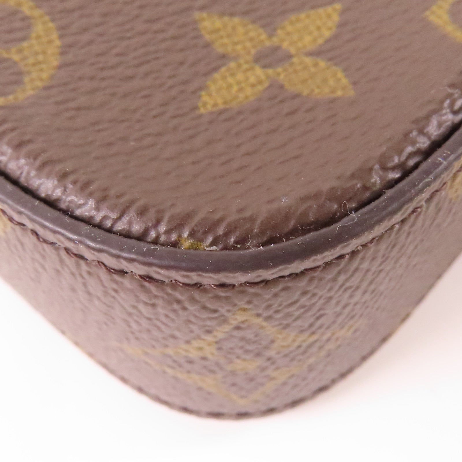 LOUIS VUITTON LV GHW Felicie Strap & Go Shoulder Bag M80091 Monogram Brown/Green