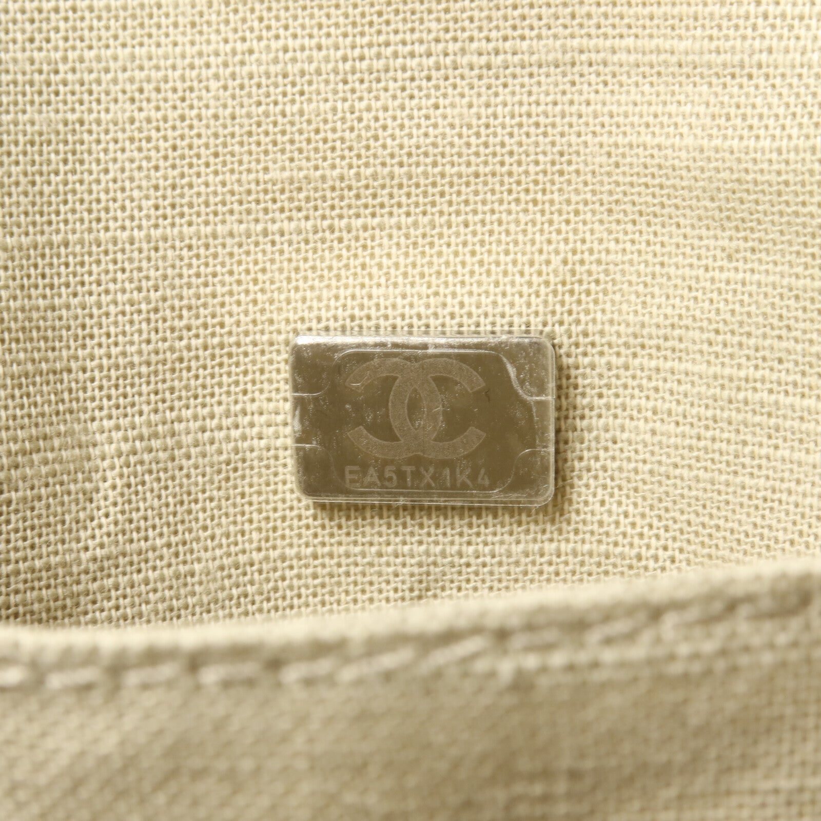CHANEL 帆布Deauville Large Tote鏈帶手挽肩背兩用袋