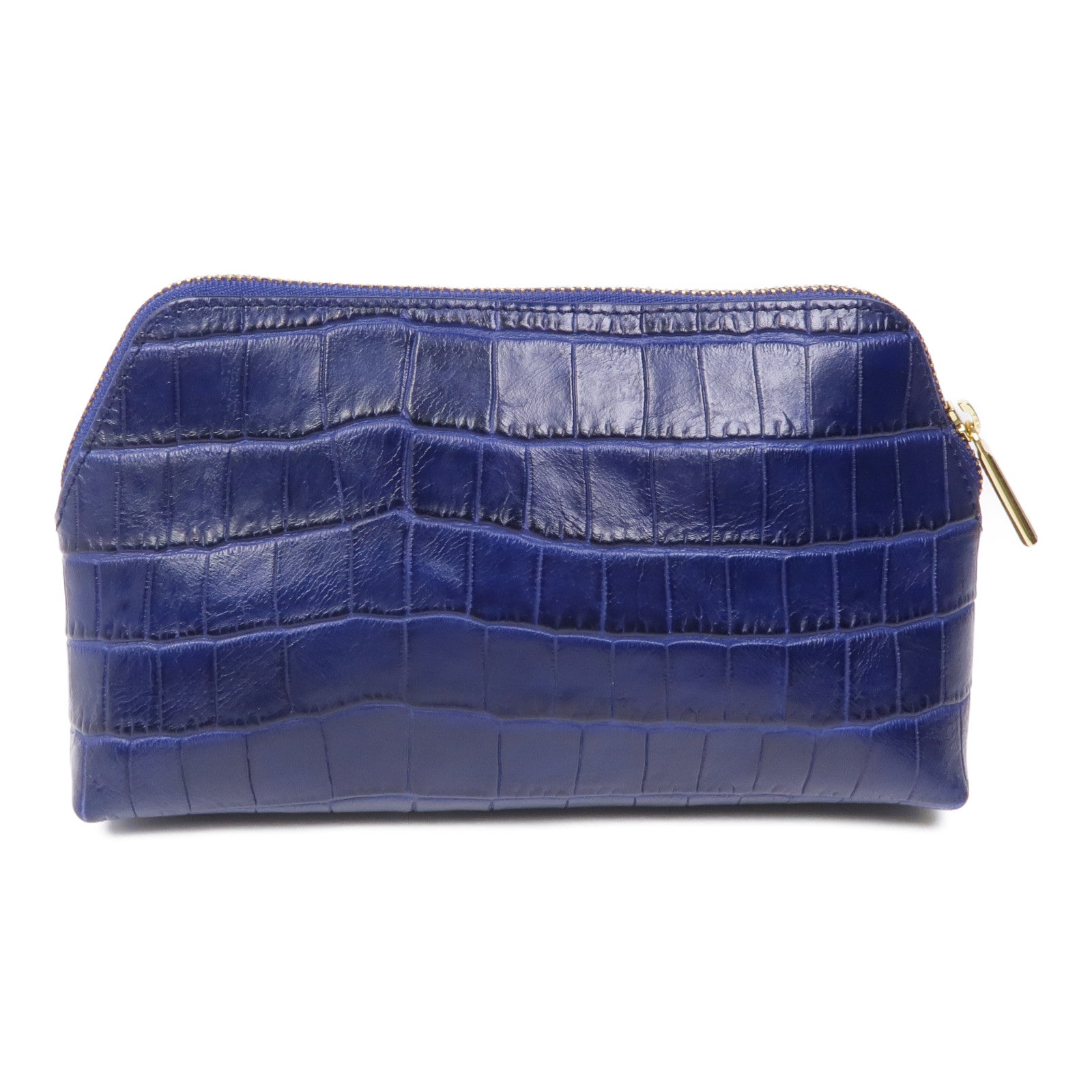 Furla 牛皮皮革Pouch金扣手拿包