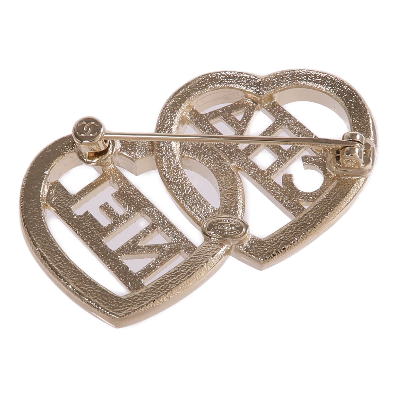 CHANEL 金屬Brooch金扣胸針