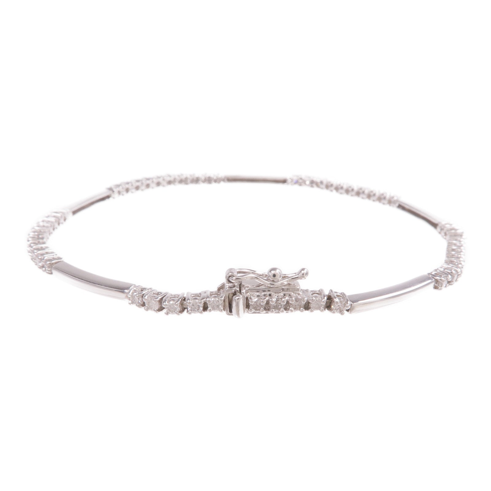 JEWELRY 【激減優惠】18K白金Diamond Bracelet鑽石手鏈