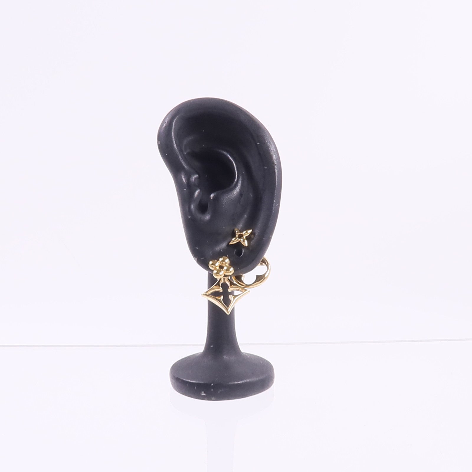LOUIS VUITTON 金屬LV Flowergram Earrings耳環