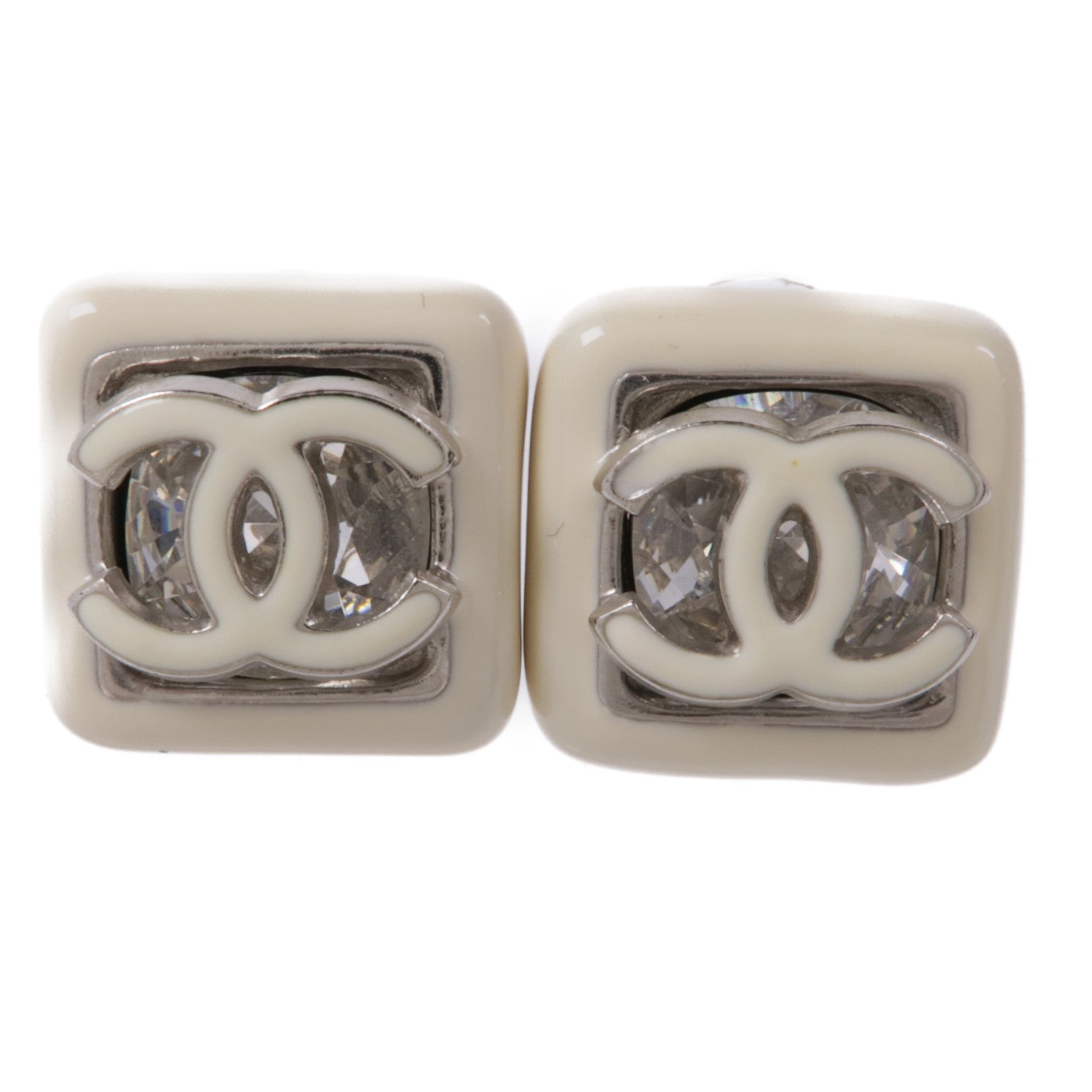 CHANEL 金屬/PVC Earrings耳環