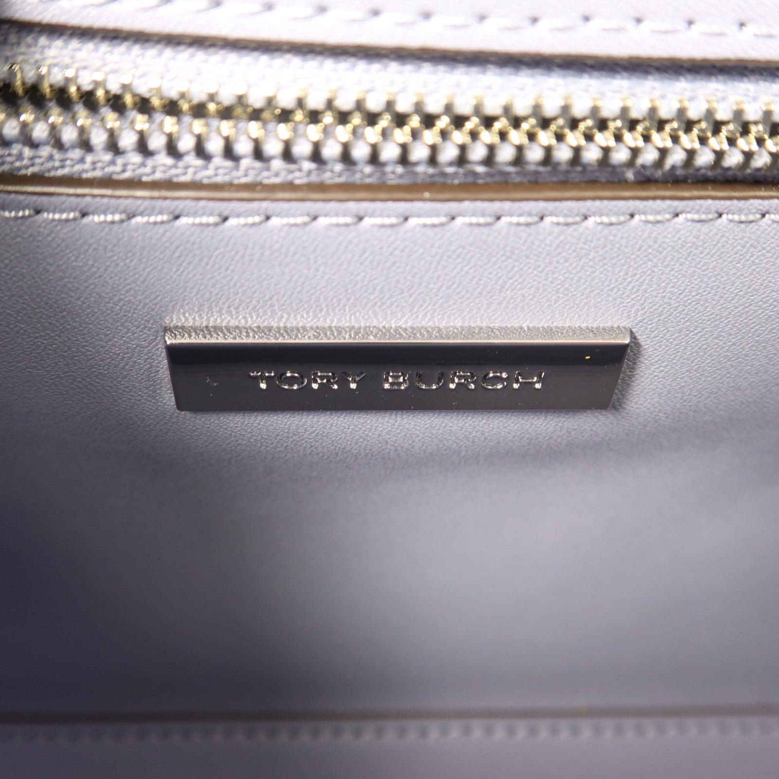 Tory Burch 牛皮皮革Shoulder Bag銀扣肩背袋