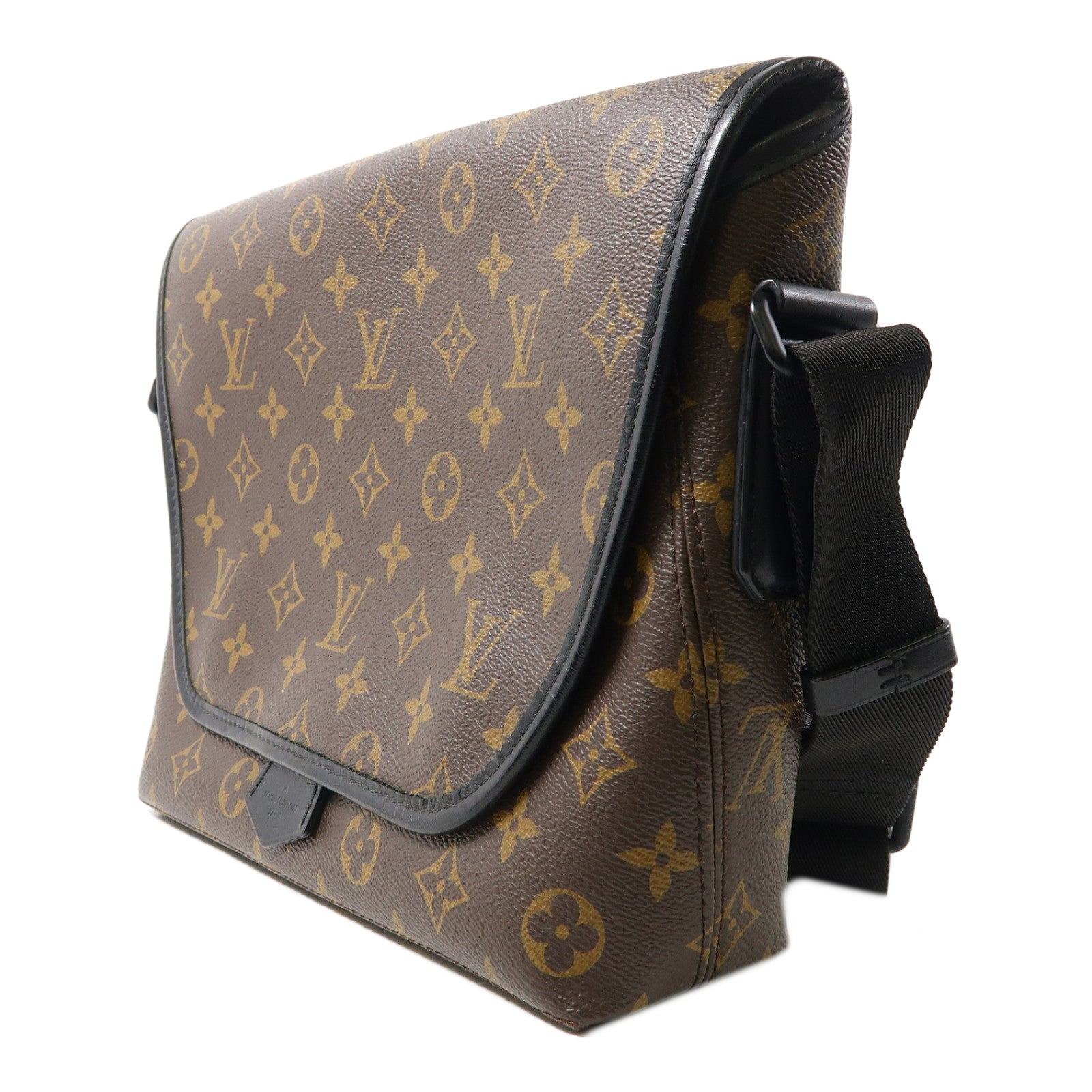 LOUIS VUITTON Monogram Magnetic肩背袋棕色