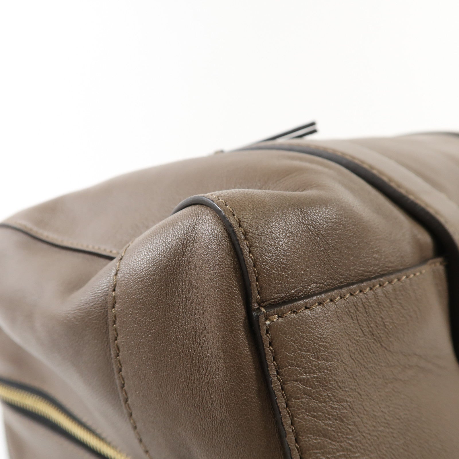 Chloe 羊皮皮革Hand Bag金扣手挽袋