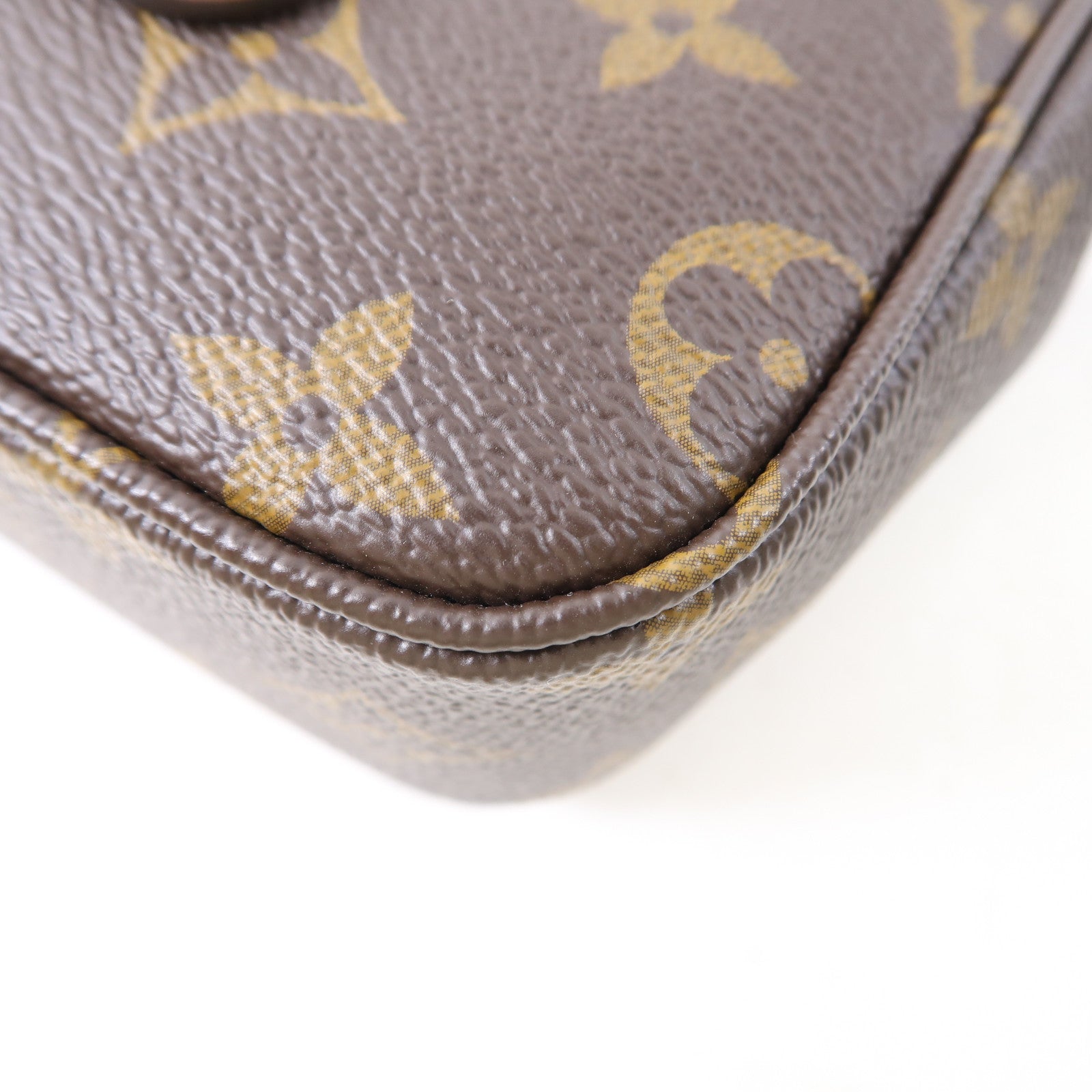 LOUIS VUITTON Monogram Marceau金扣肩背袋棕色