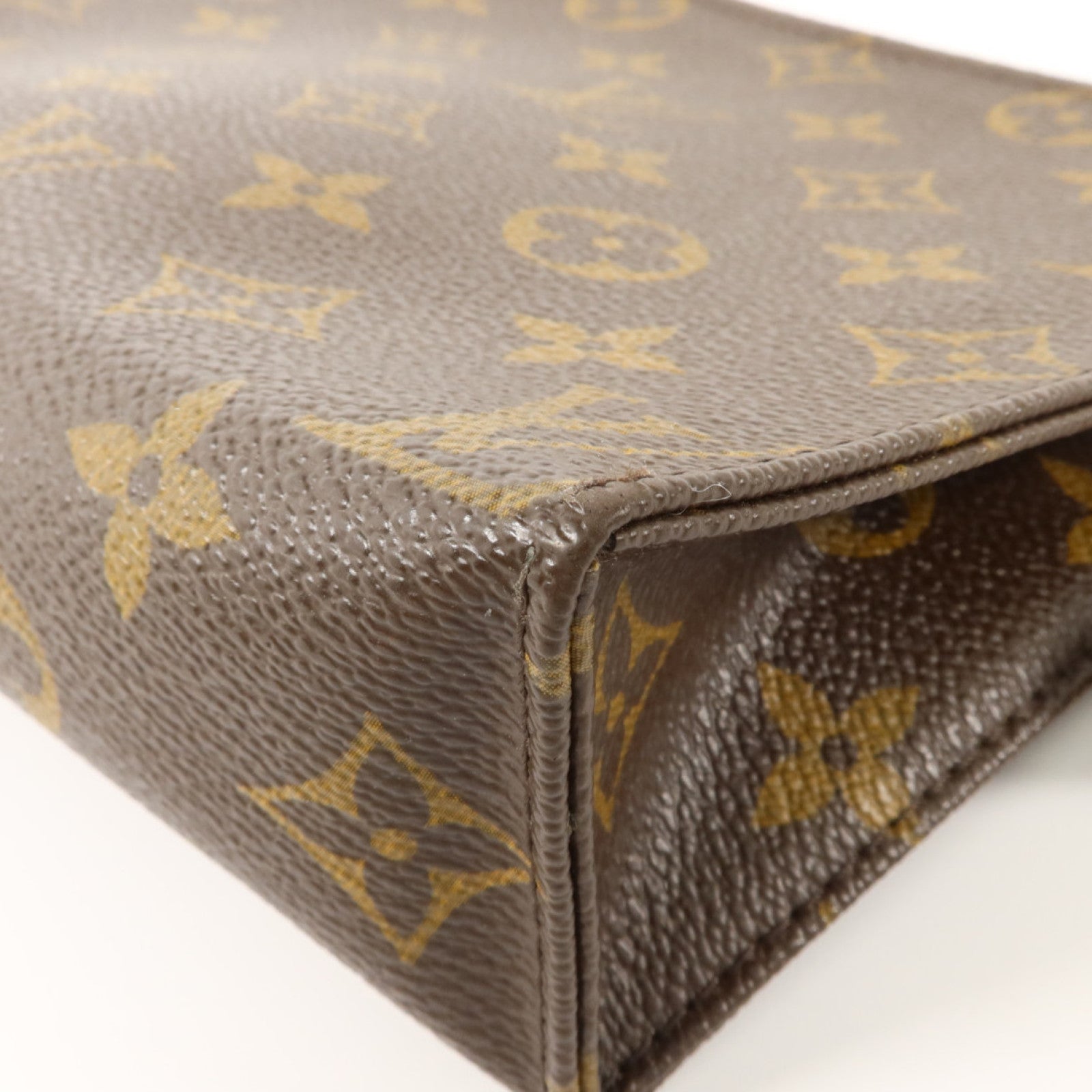 LOUIS VUITTON Monogram Toiletry Pouch 19金扣手拿包棕色