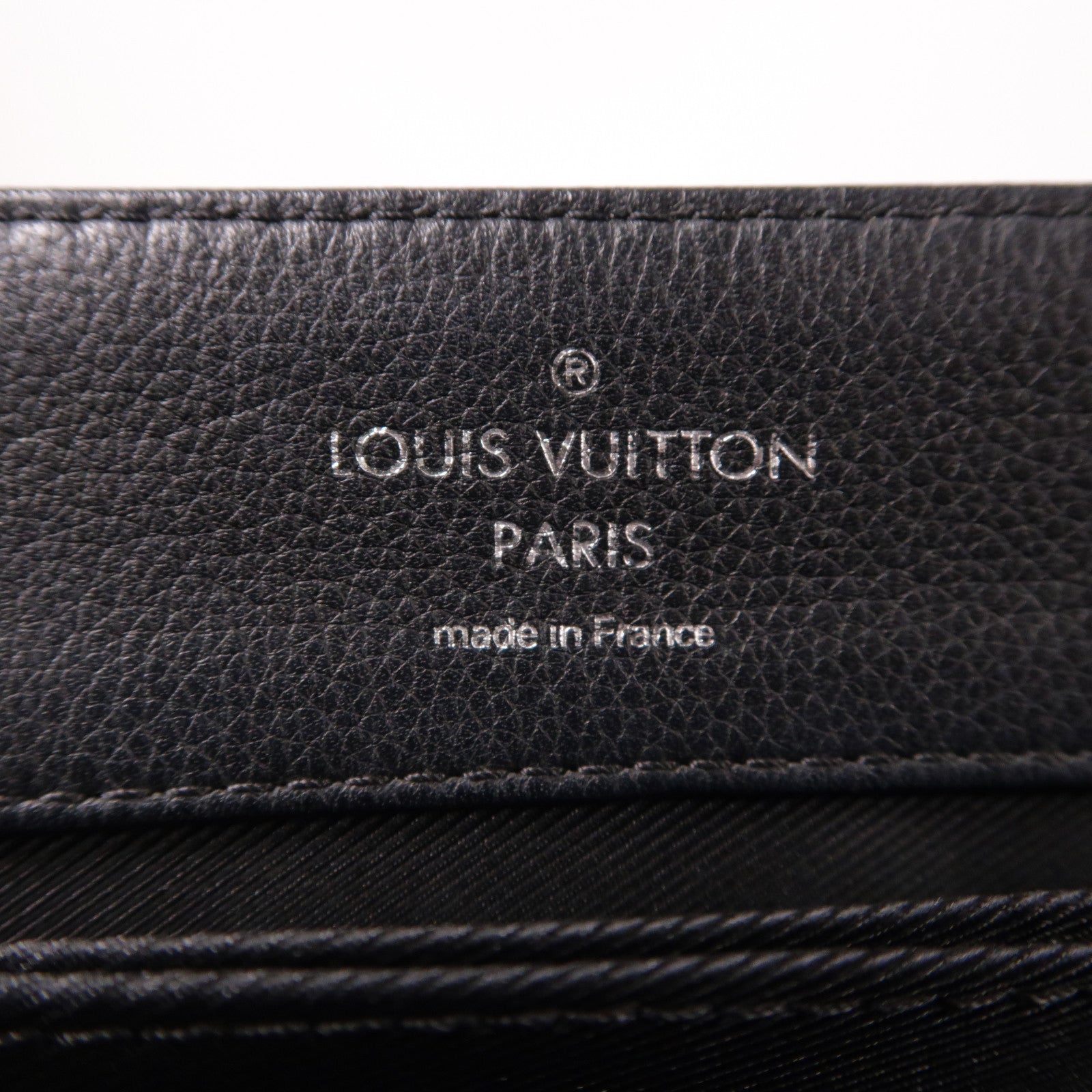 LOUIS VUITTON 牛皮皮革Rockme Caltble銀扣手挽肩背兩用袋黑色