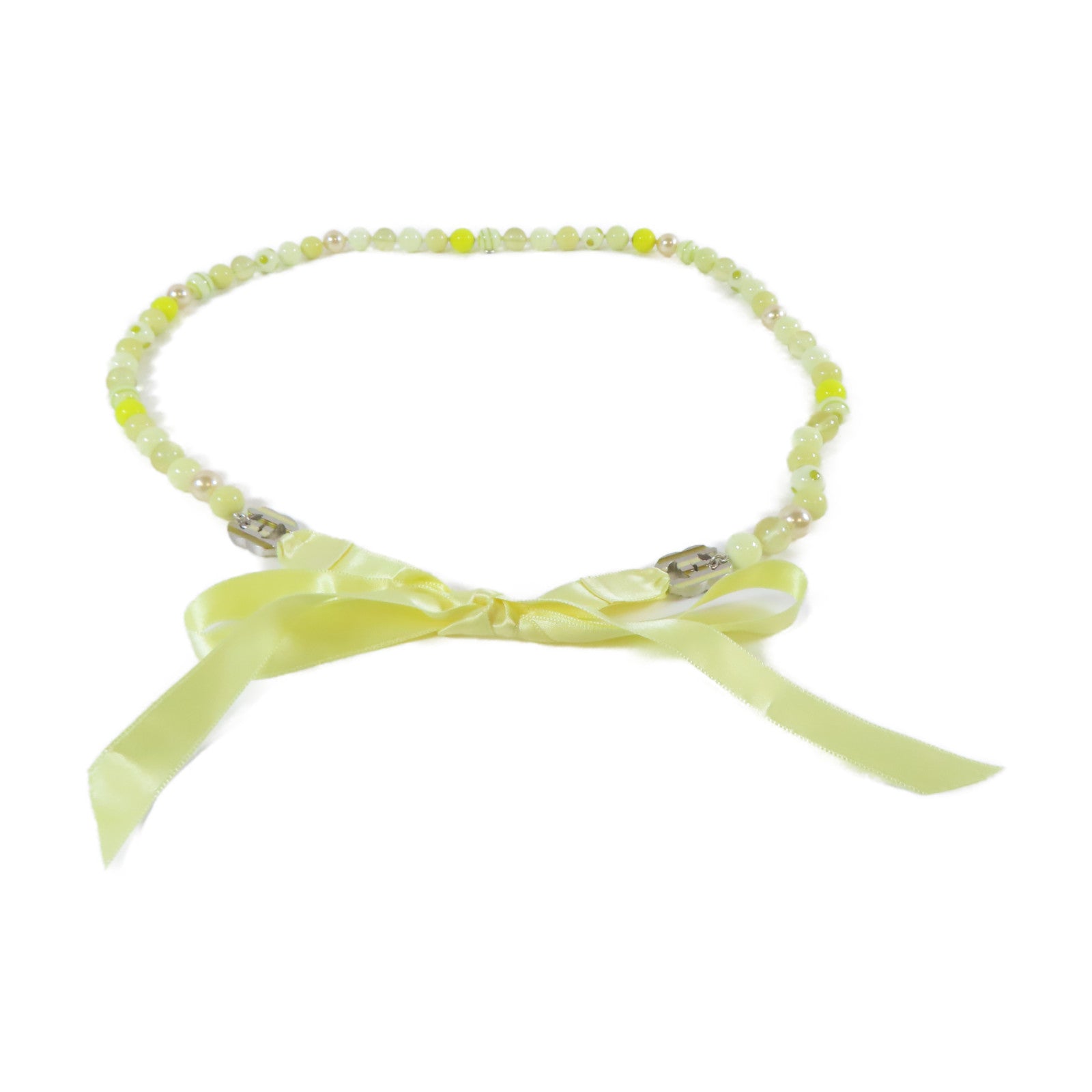 CHANEL 【激減優惠】PVC Chain Belt腰帶黃色
