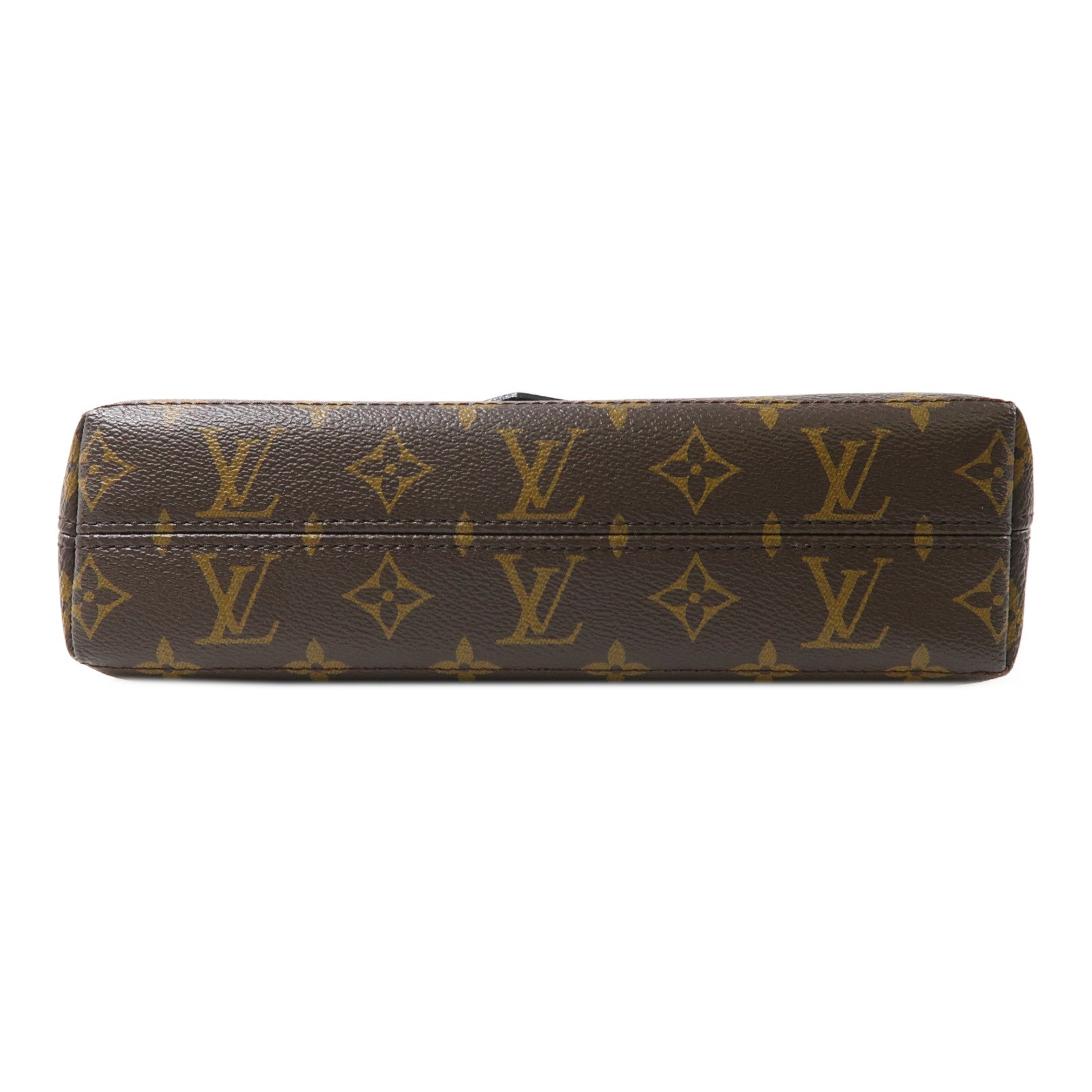 LOUIS VUITTON Monogram Magnetic肩背袋棕色