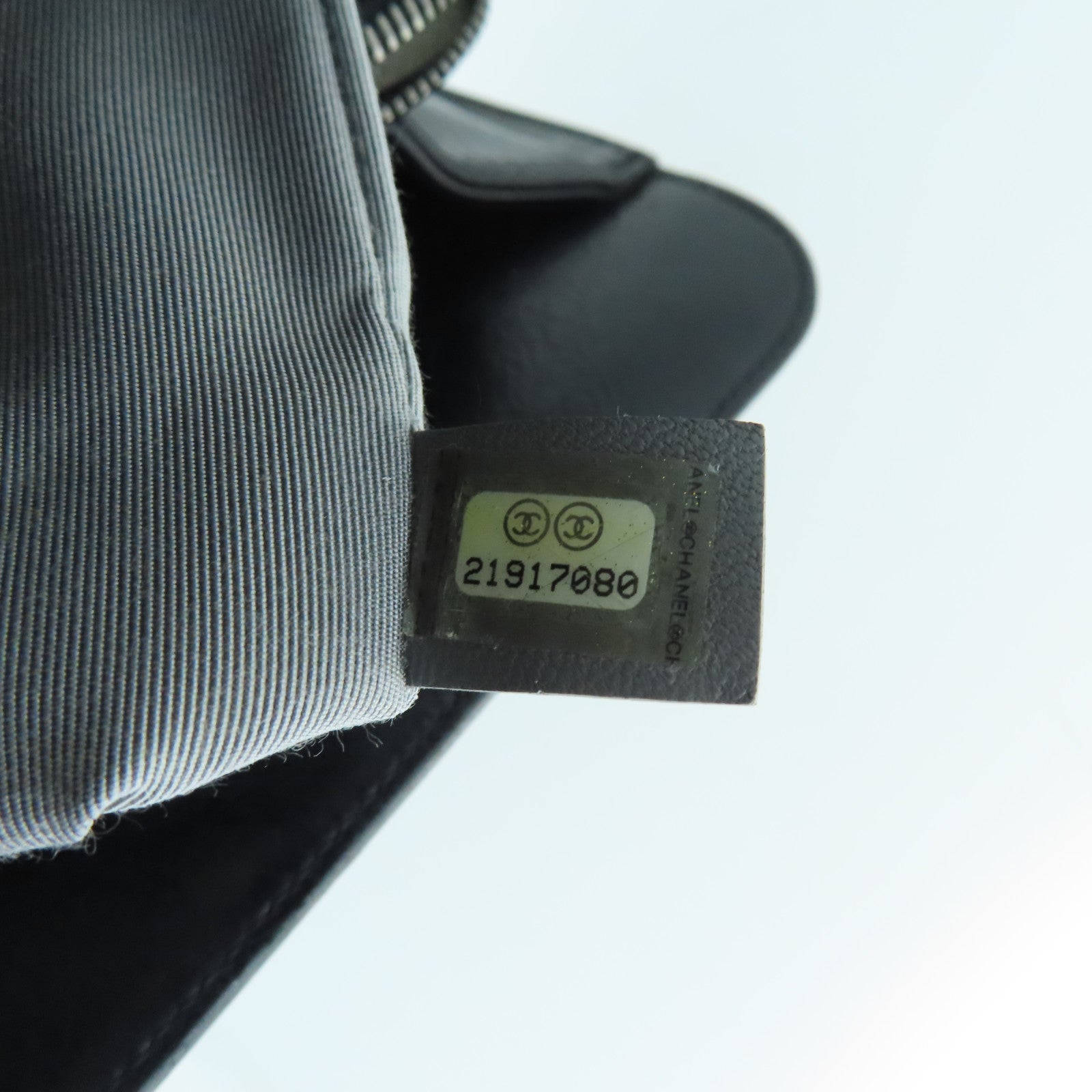 CHANEL 【激減優惠】牛皮皮革Chain Shoulder Bag銀扣鏈帶肩背袋黑色