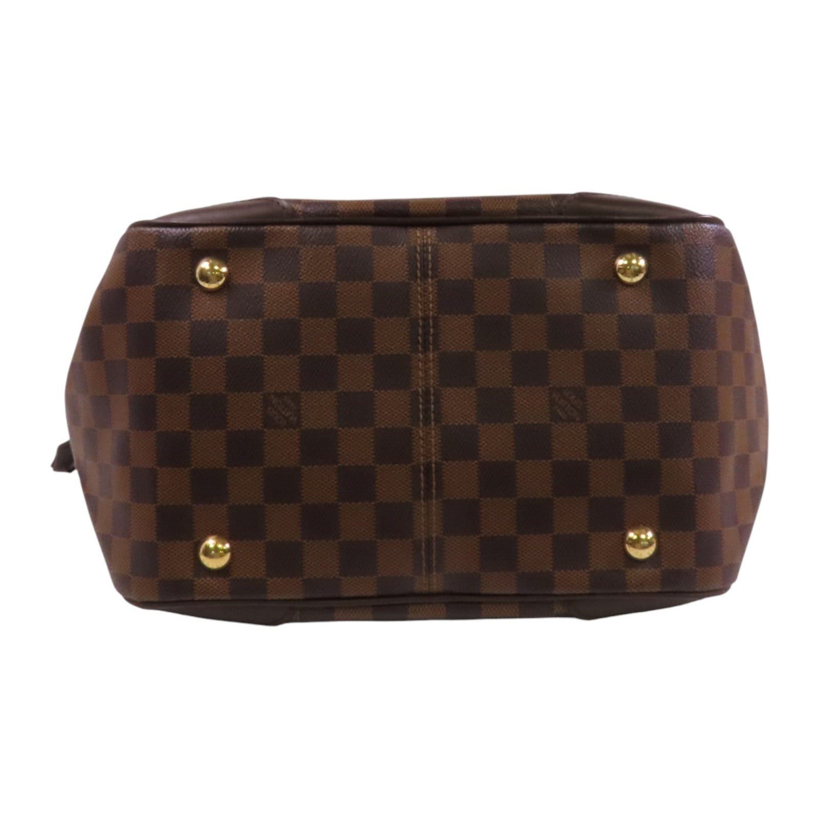 LOUIS VUITTON Damier Ebene Verona PM金扣肩背袋