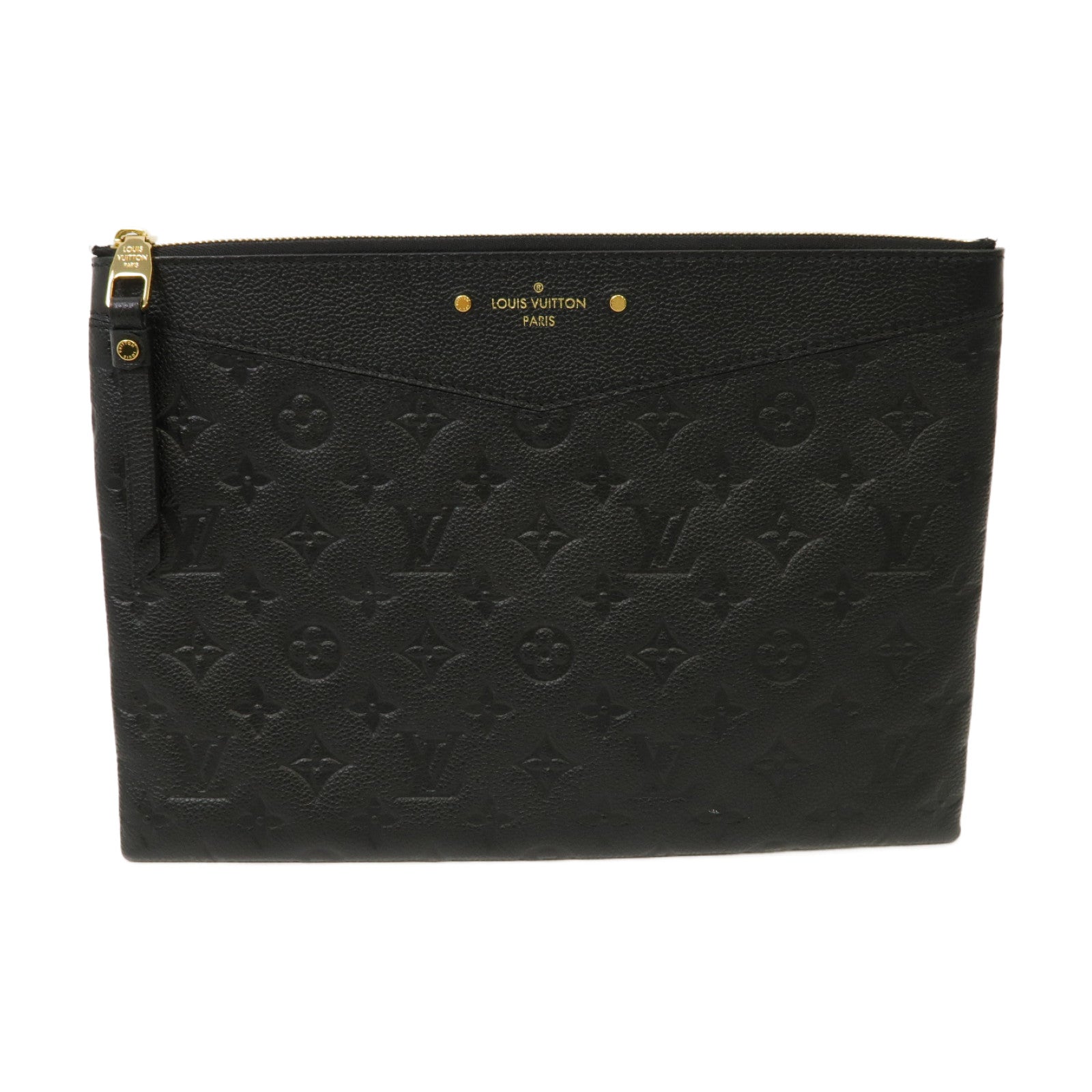LOUIS VUITTON 【激減優惠】Monogram Empreinte Clutch Bag金扣手拿包黒色