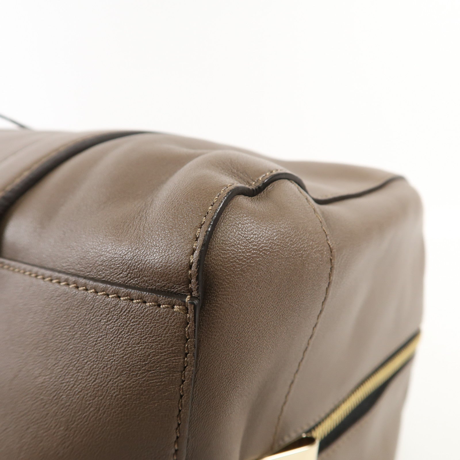 Chloe 羊皮皮革Hand Bag金扣手挽袋