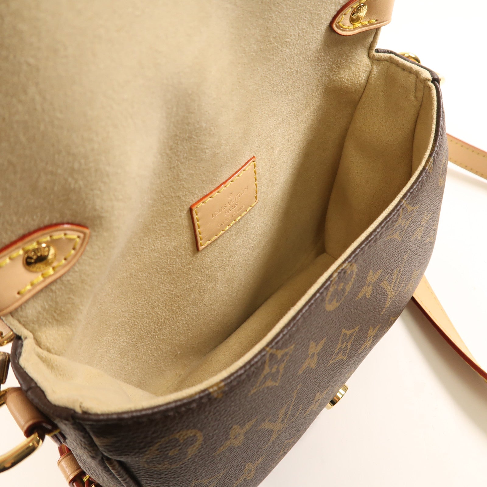 LOUIS VUITTON Monogram Saumur BB金扣手挽肩背兩用袋