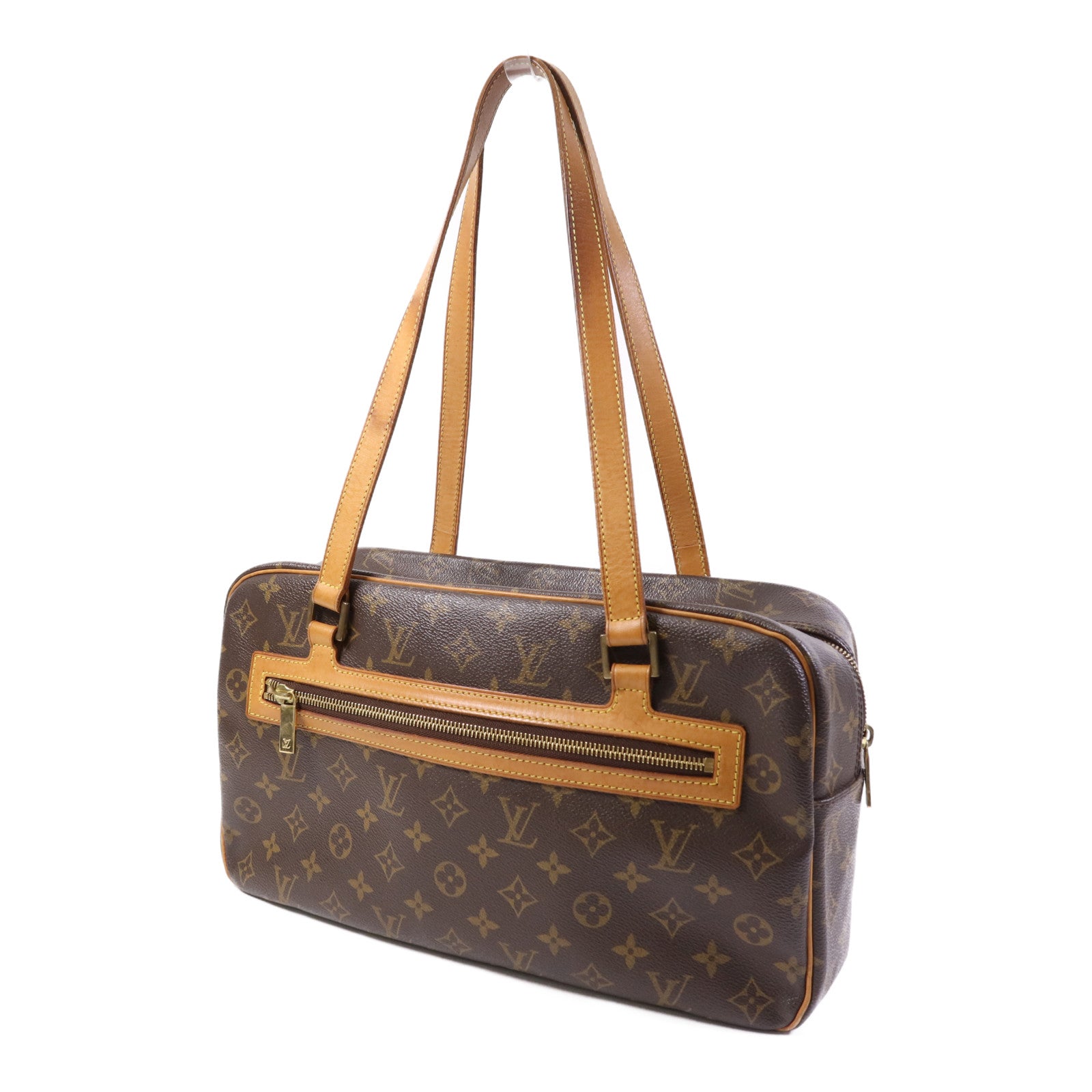 LOUIS VUITTON Monogram Cite GM金扣肩背袋