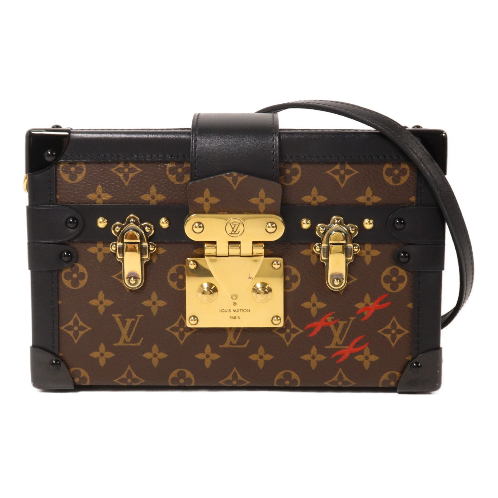 LOUIS VUITTON Monogram Petite Malle肩背袋