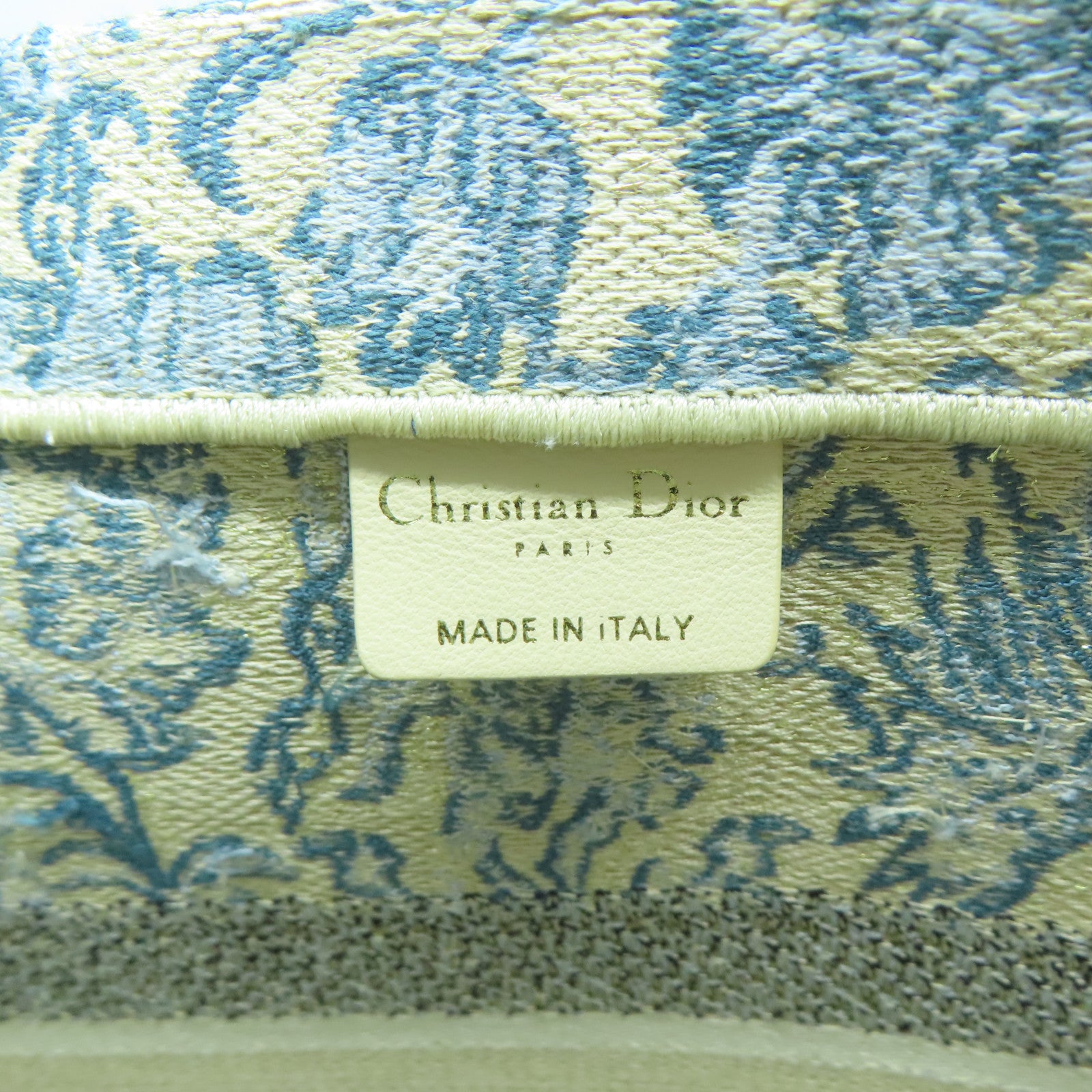 Dior 【激減優惠】帆布Book Tote手挽袋藍色