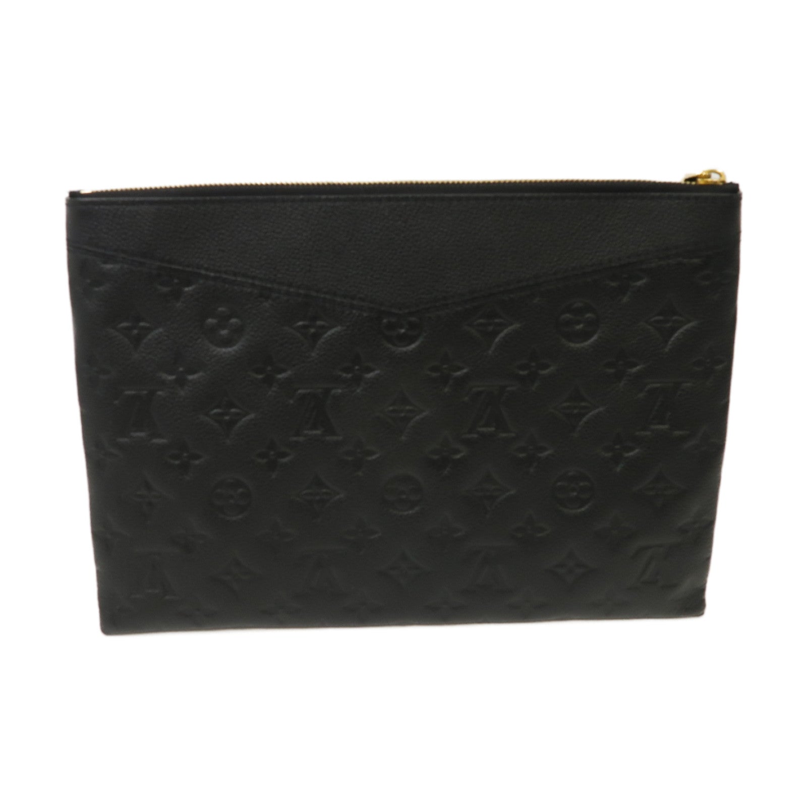 LOUIS VUITTON 【激減優惠】Monogram Empreinte Clutch Bag金扣手拿包黒色