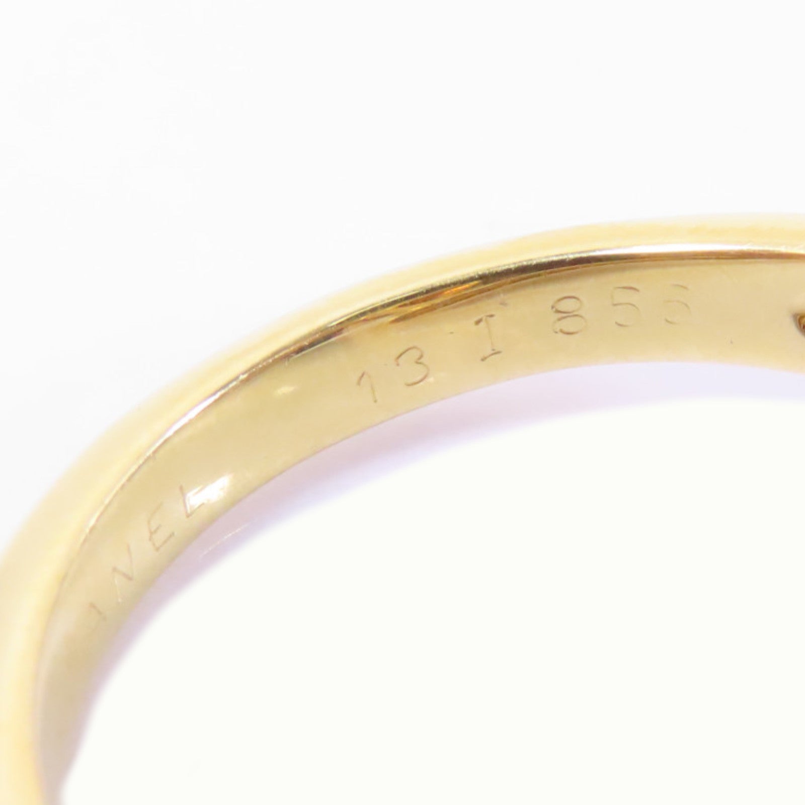 CHANEL 18K黃金Citrine Diamond Ring黃水晶鑽石戒指US#6.5
