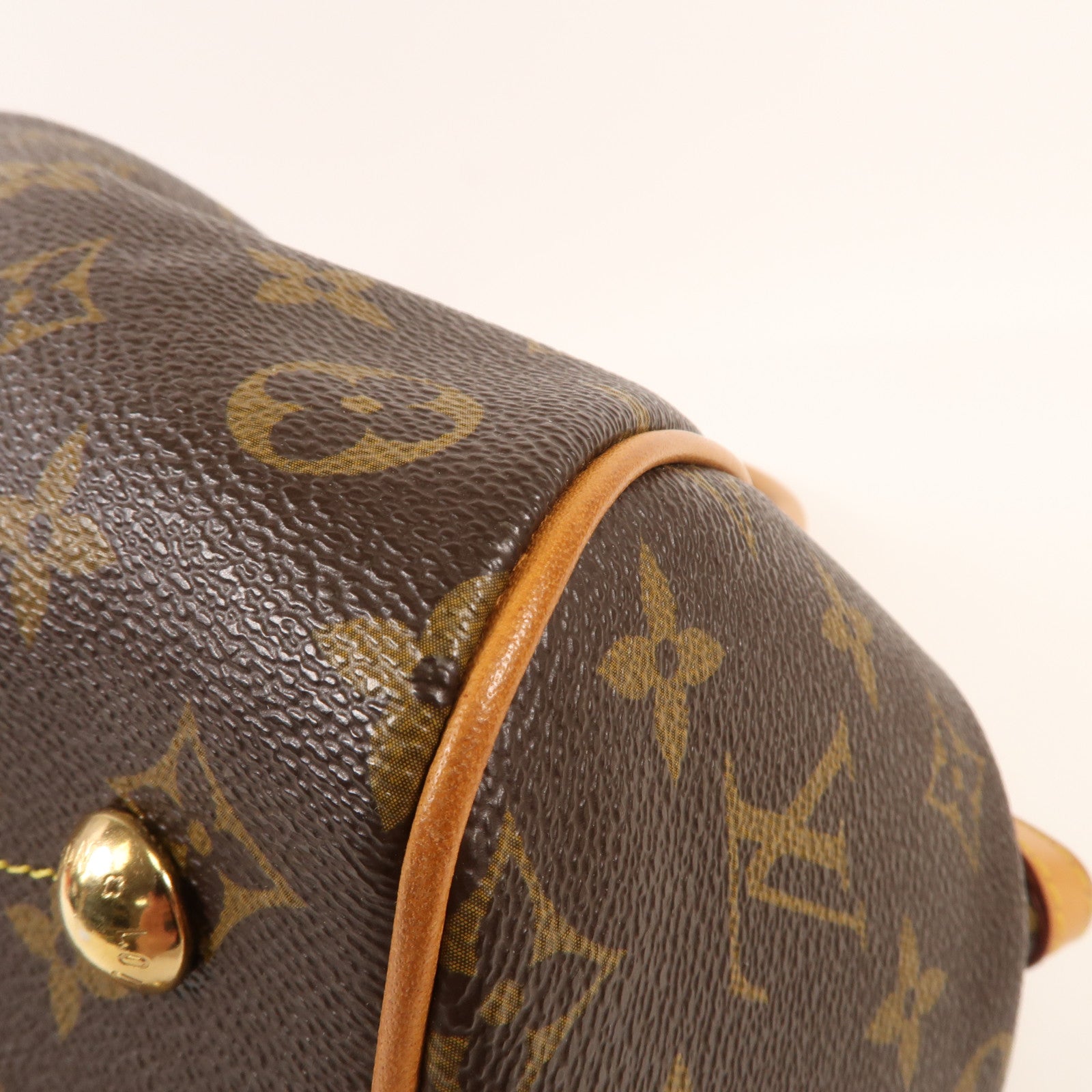 LOUIS VUITTON Monogram Tivoli PM金扣手挽袋