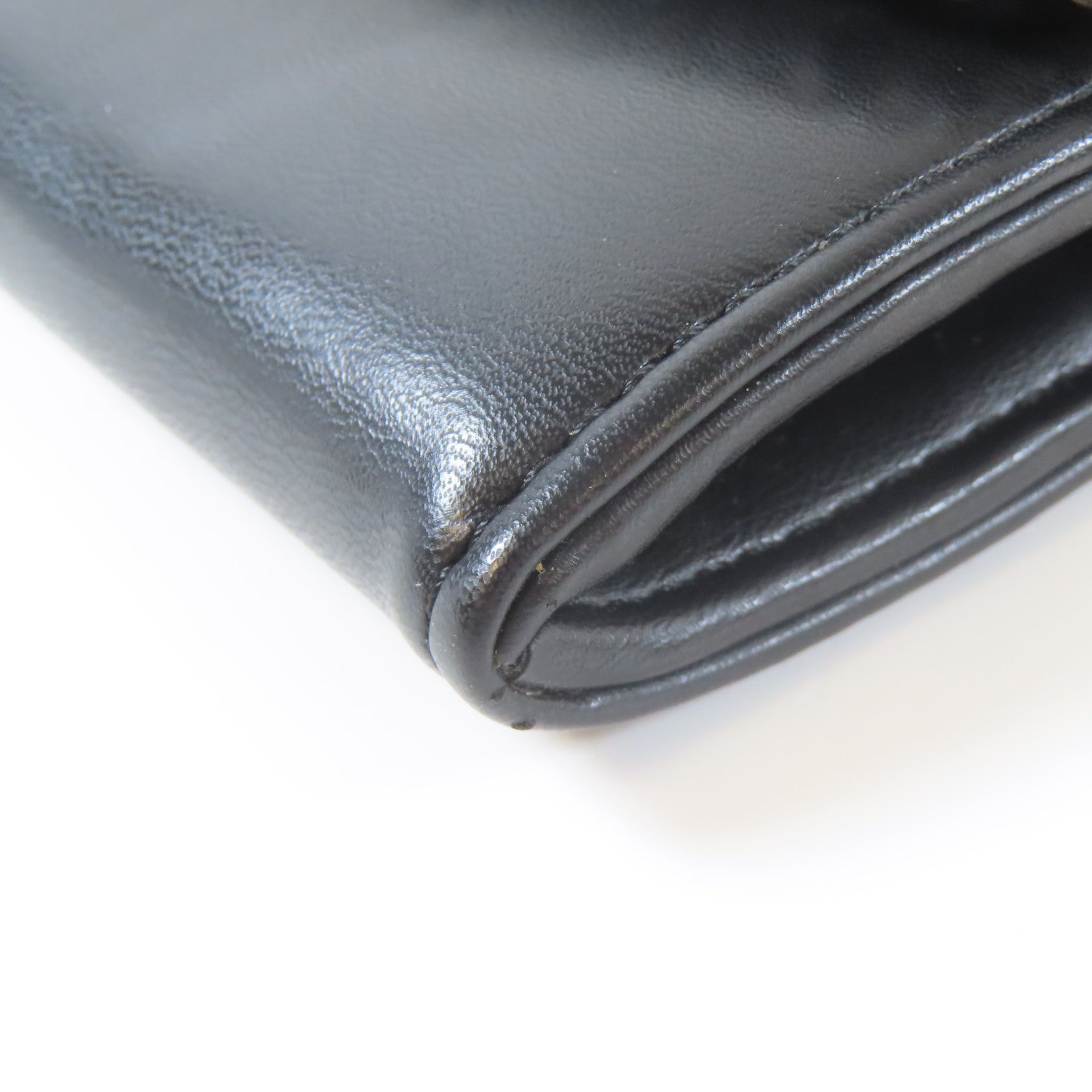 SELECTION 【激減優惠】牛皮皮革Stella Mccartney Long wallet銀扣長錢包黑色