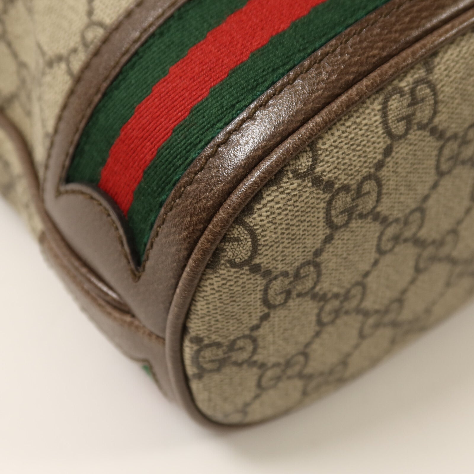 GUCCI 塗層帆布Ophidia Bucket Bag金扣肩背袋