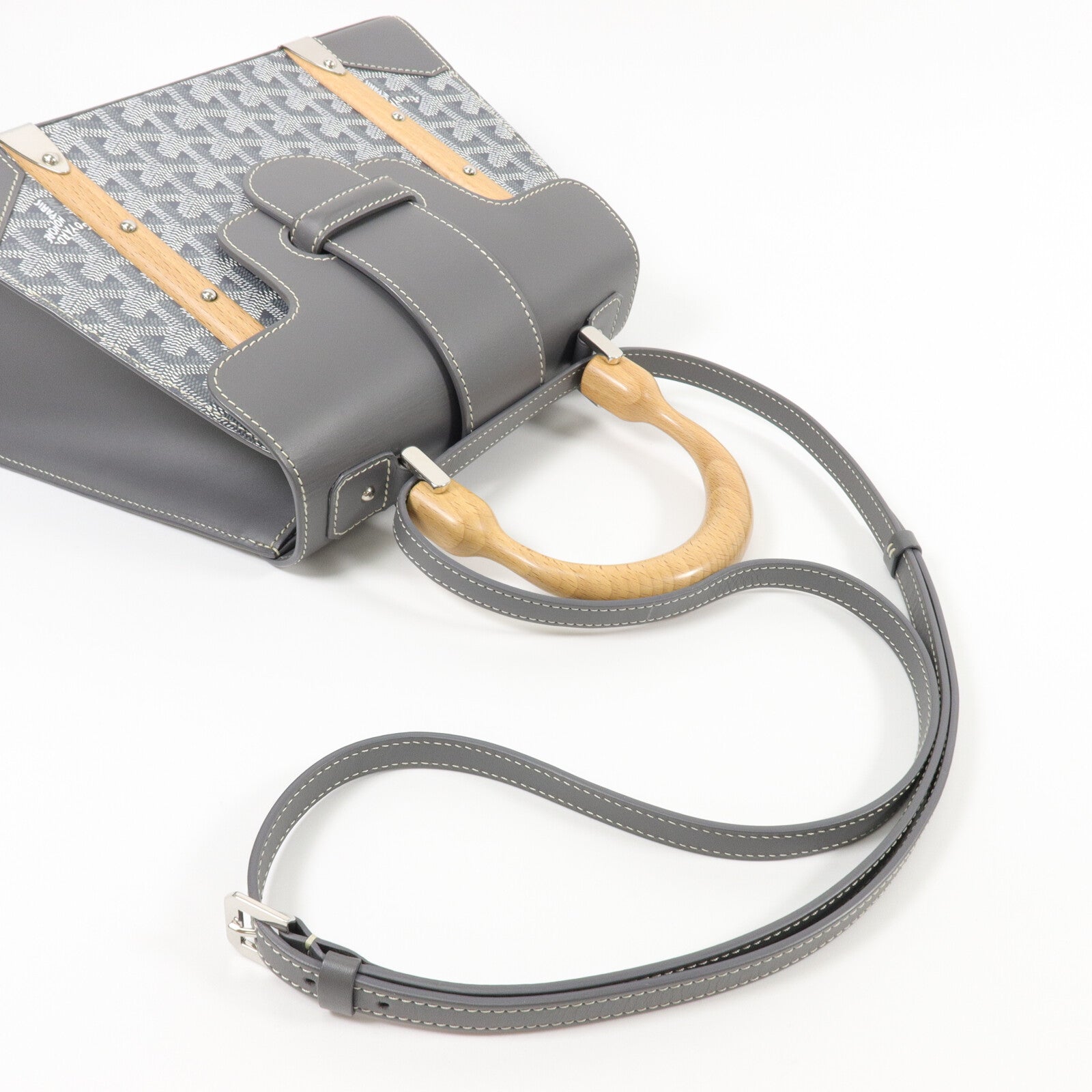 GOYARD 塗層帆布Saigon Structure PM手挽肩背兩用袋