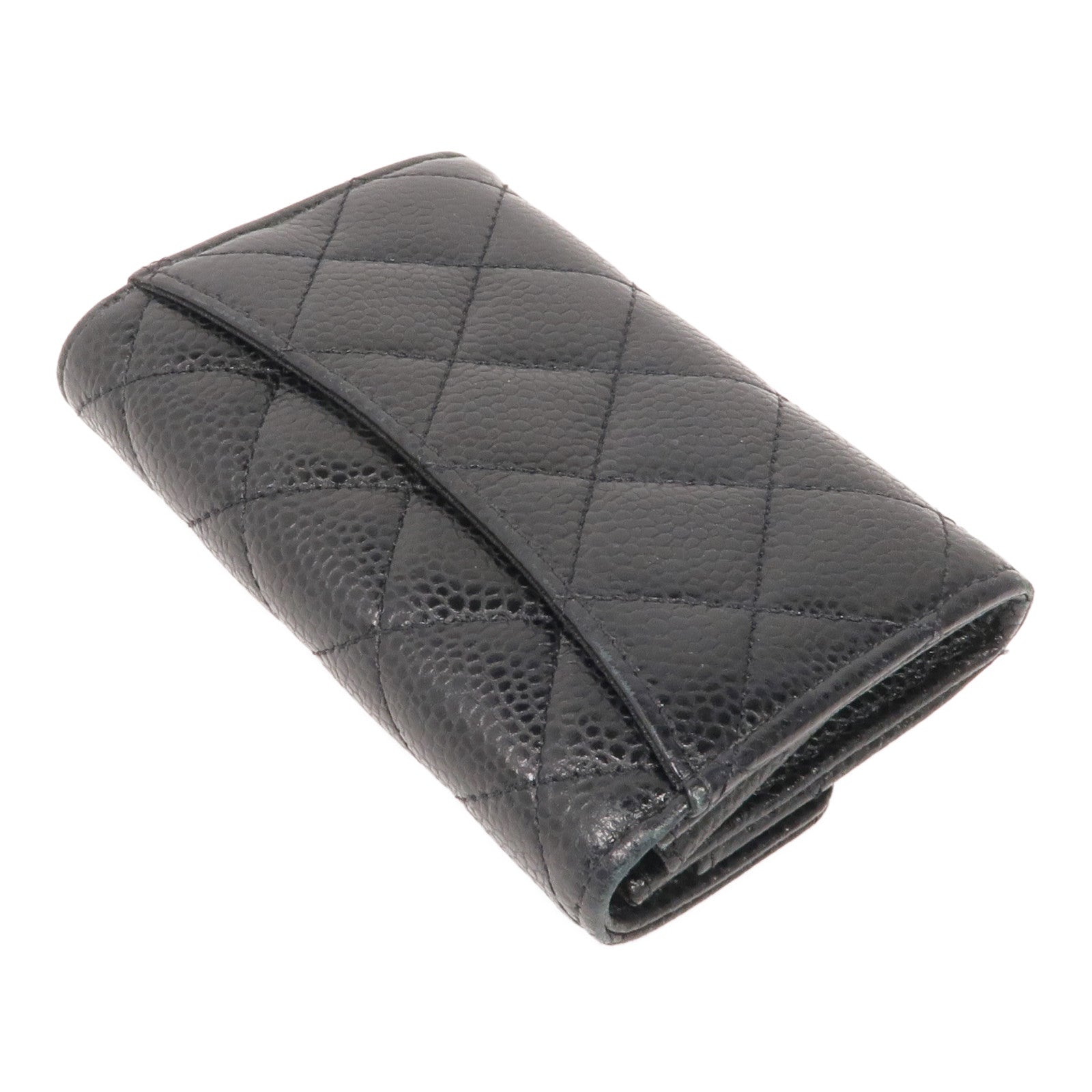 CHANEL 牛皮皮革Card Case金扣卡片套