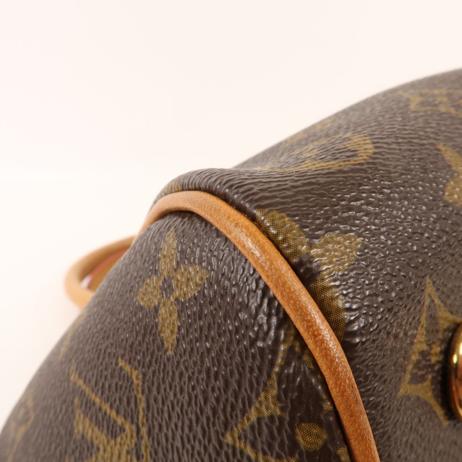 LOUIS VUITTON Monogram Tivoli PM金扣手挽袋