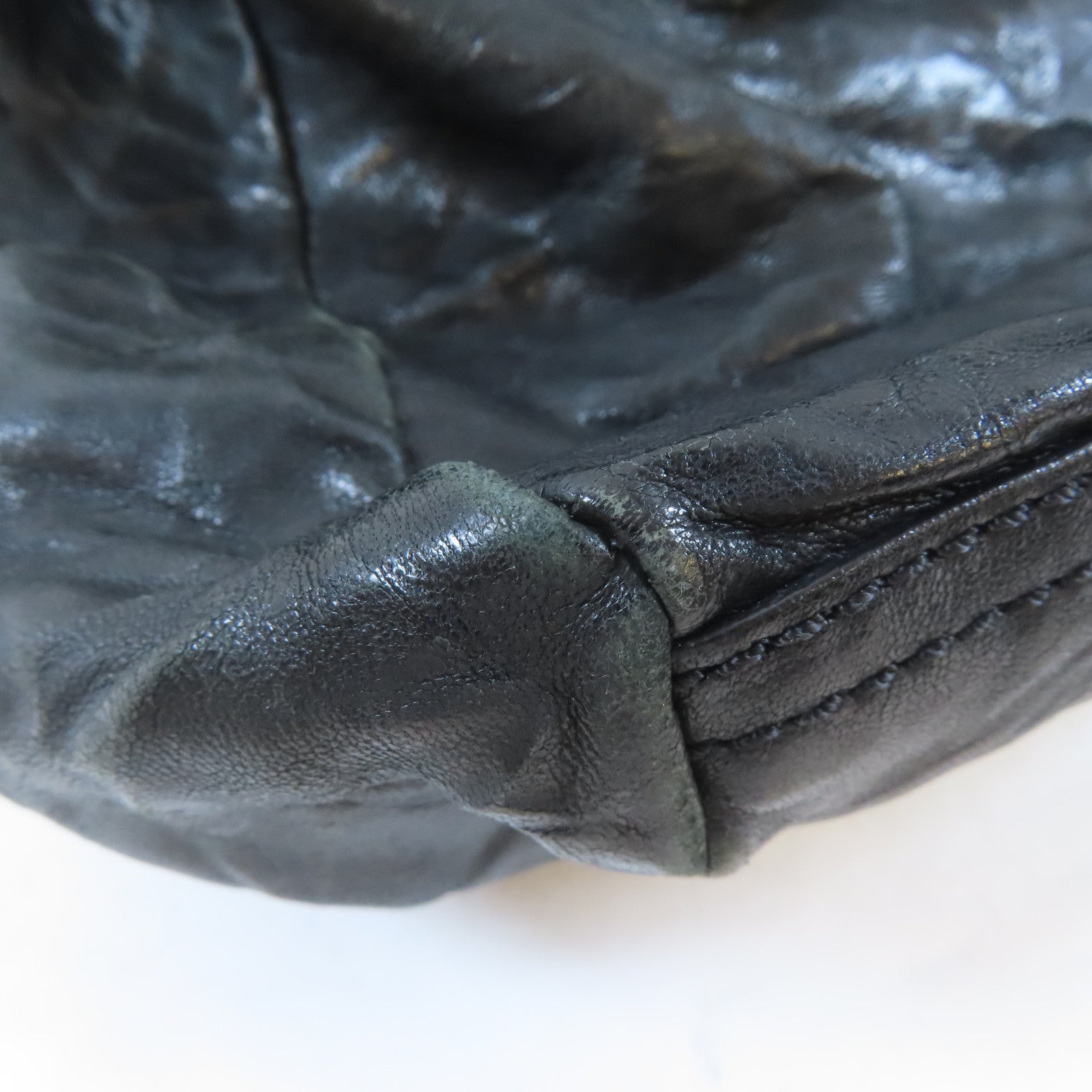 GIVENCHY 皮革Pandora Large Bag金扣手挽肩背兩用袋黑色