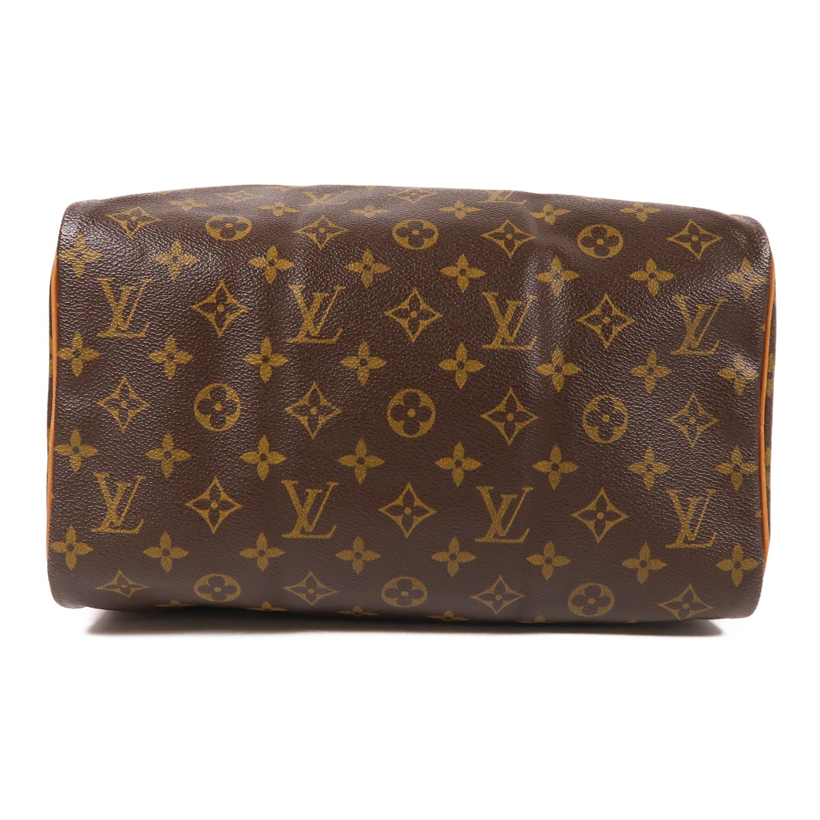 LOUIS VUITTON Monogram Speedy 30金扣手挽袋棕色