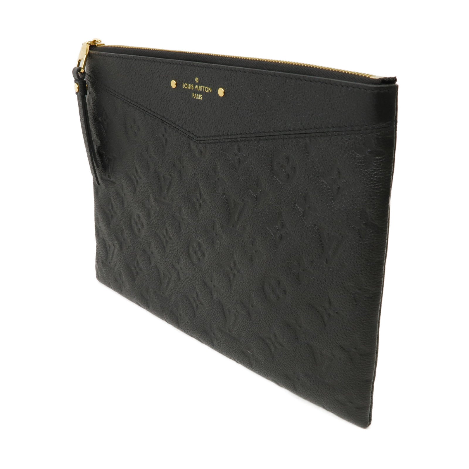 LOUIS VUITTON 【激減優惠】Monogram Empreinte Clutch Bag金扣手拿包黒色