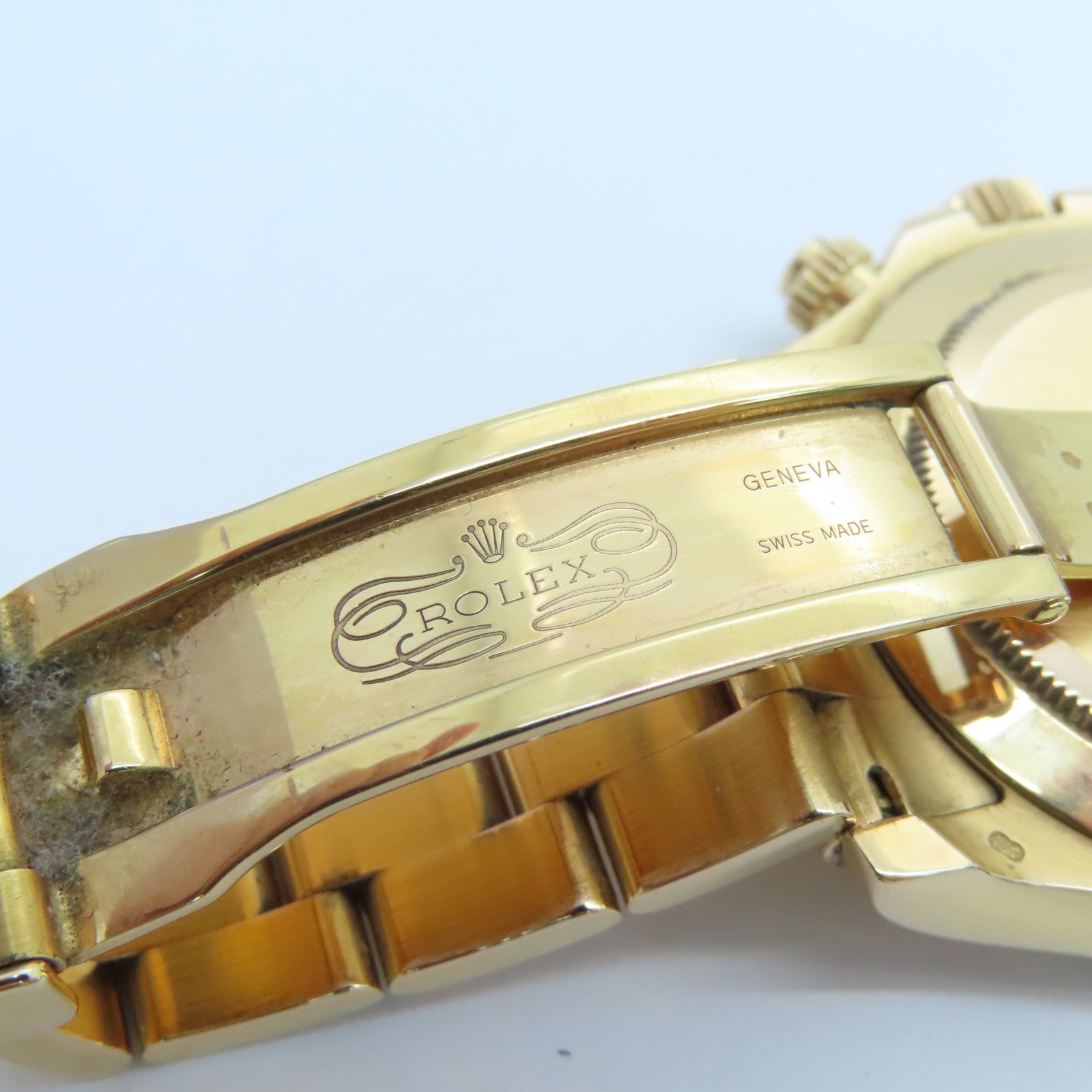ROLEX 【激減優惠】18K黃金Daytona手錶自動機芯金色