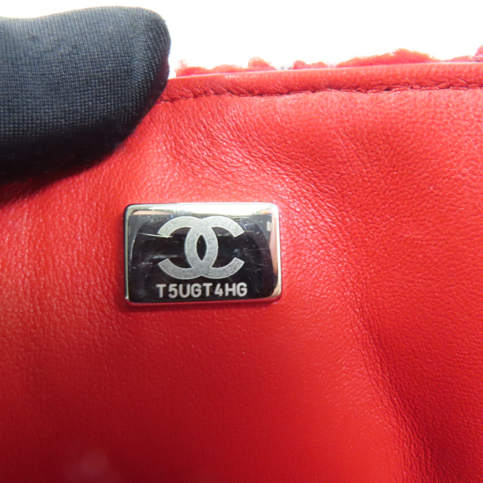 CHANEL Tweed Mini Classic 20銀扣鏈帶肩背袋