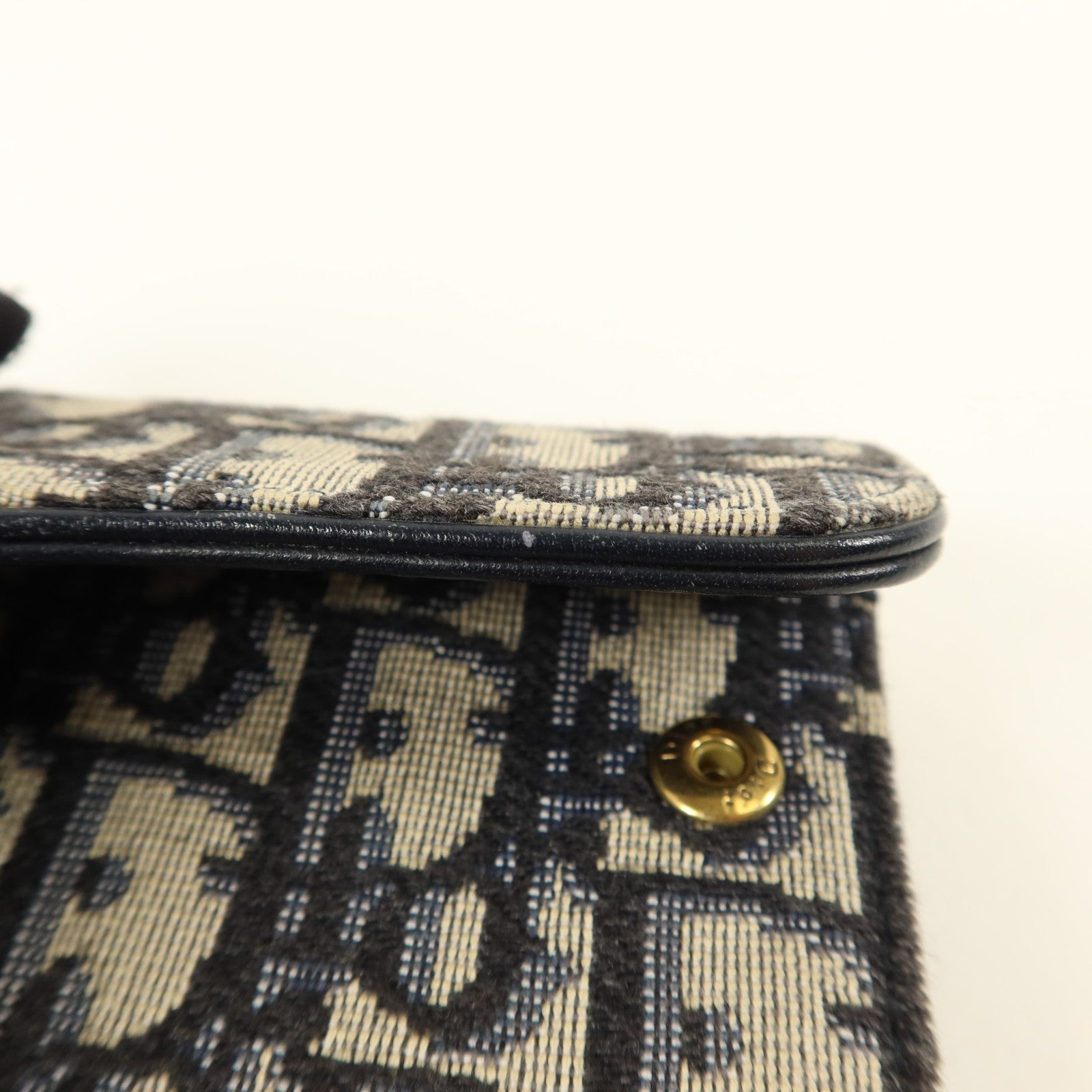 Dior 帆布/牛皮皮革Saddle Lotus Wallet錢包
