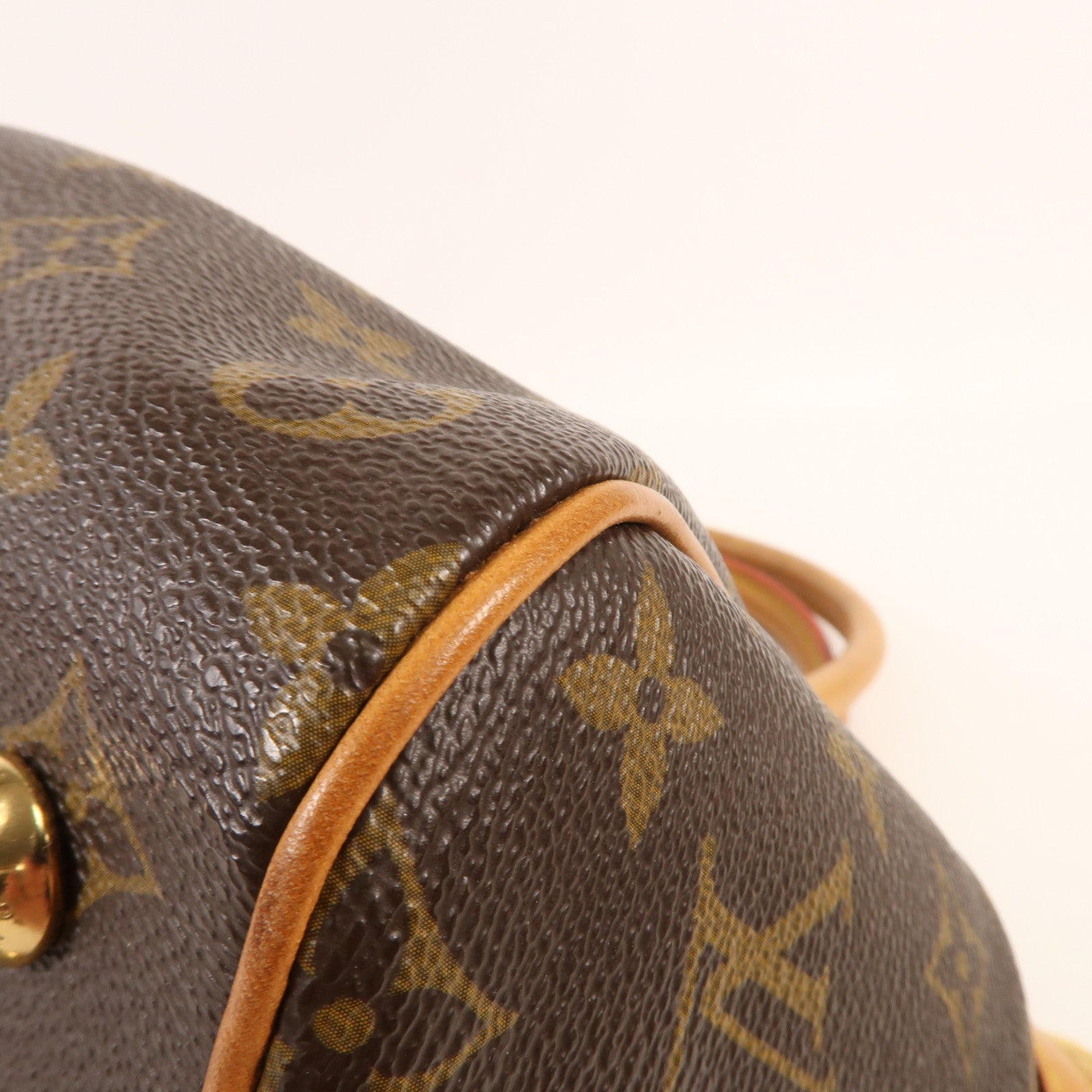 LOUIS VUITTON Monogram Tivoli PM金扣手挽袋