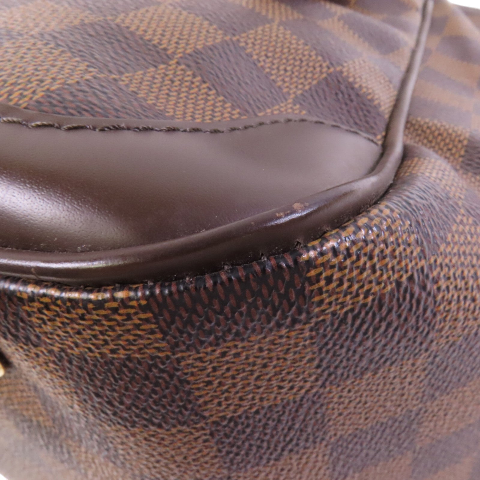 LOUIS VUITTON Damier Ebene Verona PM金扣肩背袋