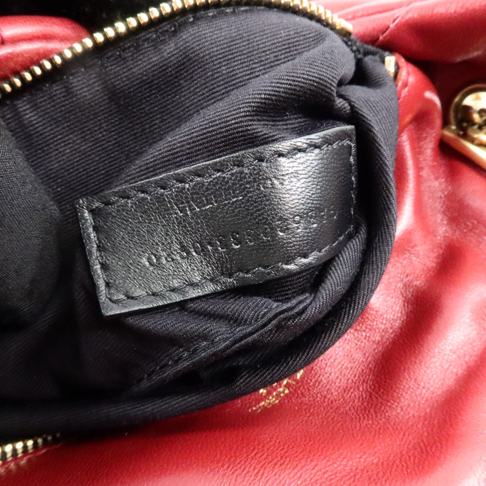 SAINT LAURENT 牛皮皮革Puffy Mini鏈帶肩背袋