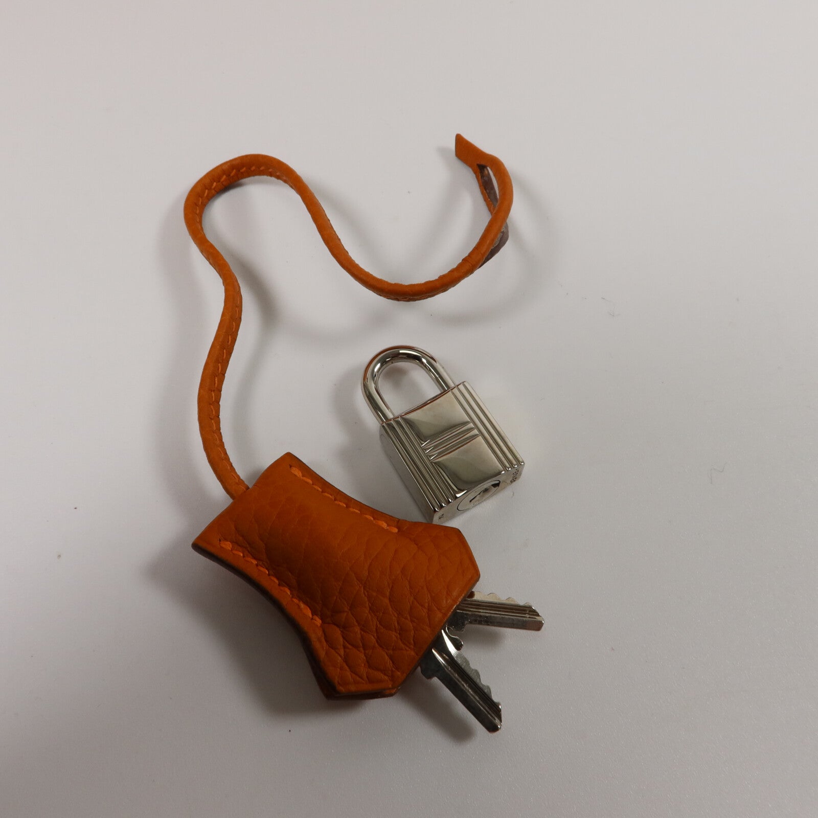 HERMES Clemence皮革Bolide 31手挽肩背兩用袋Orange